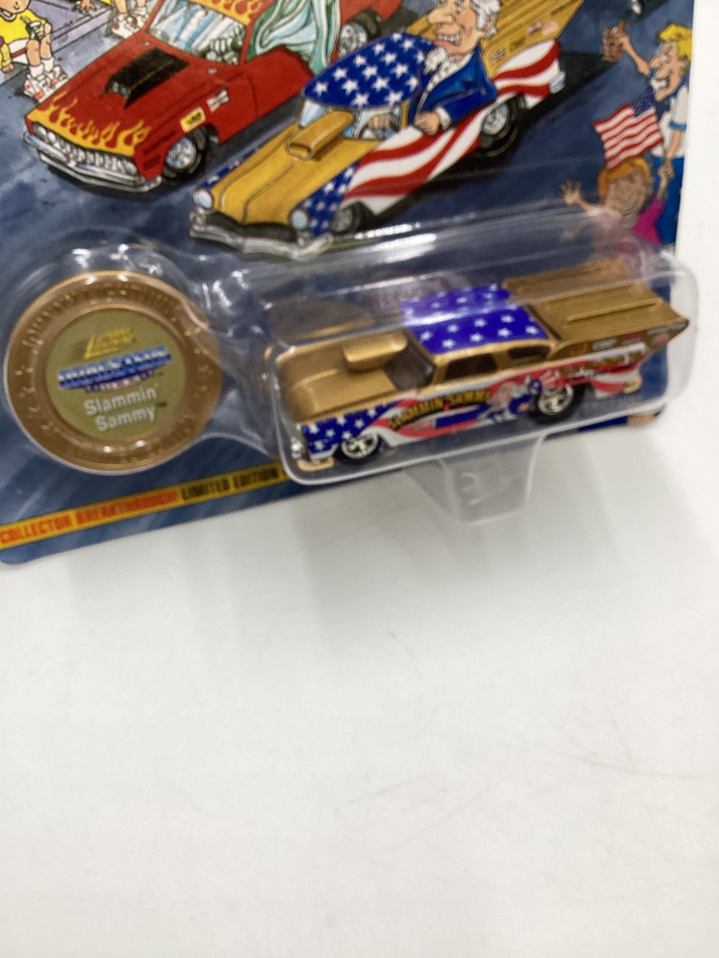 Johnny Lightning Dragsters U.S.A #1037/15000 Slammin Sammy Gold 186D