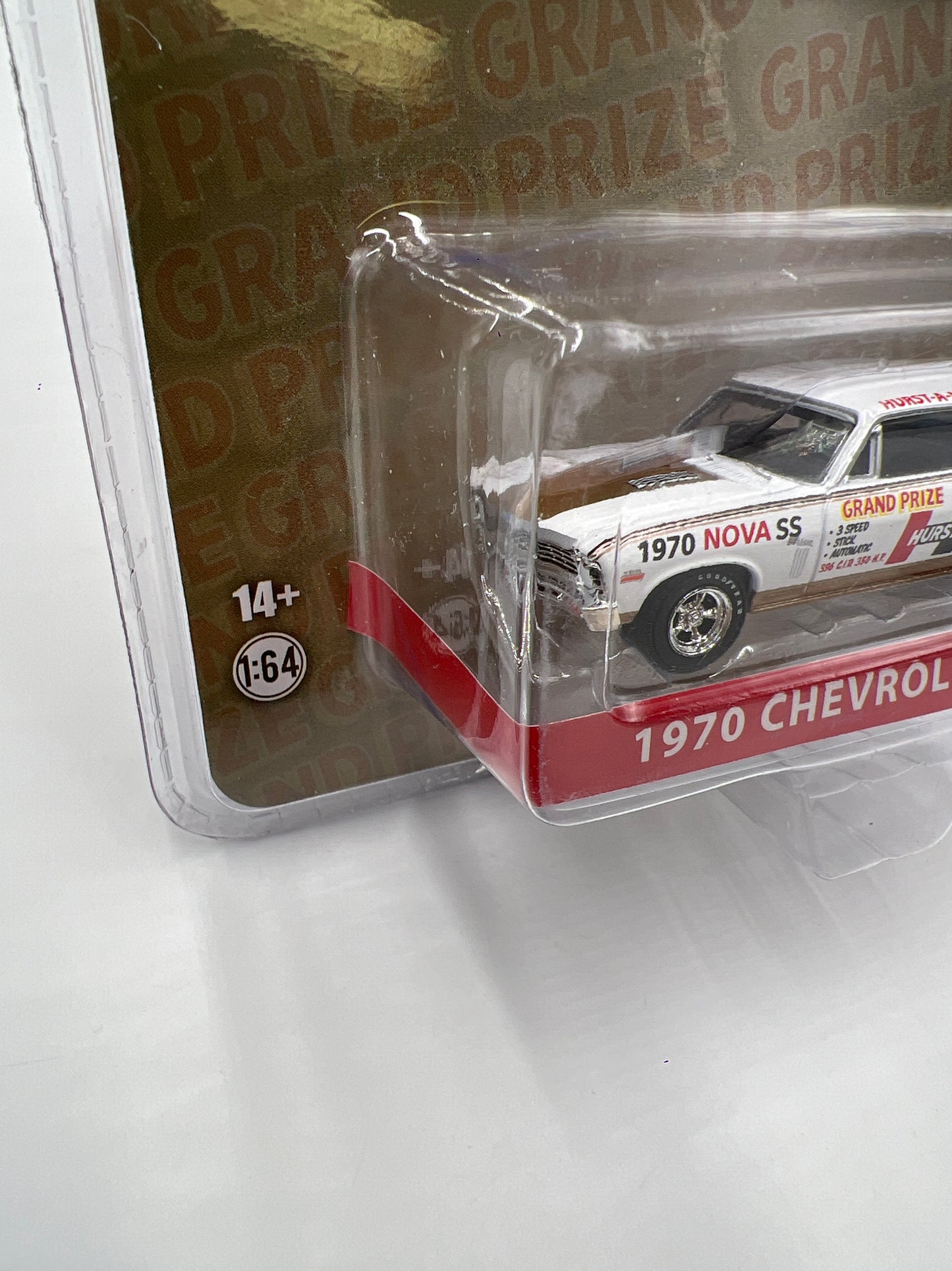 Greenlight Hobby Exclusive Hurst-A-Matic 1970 Chevrolet Nova SS White