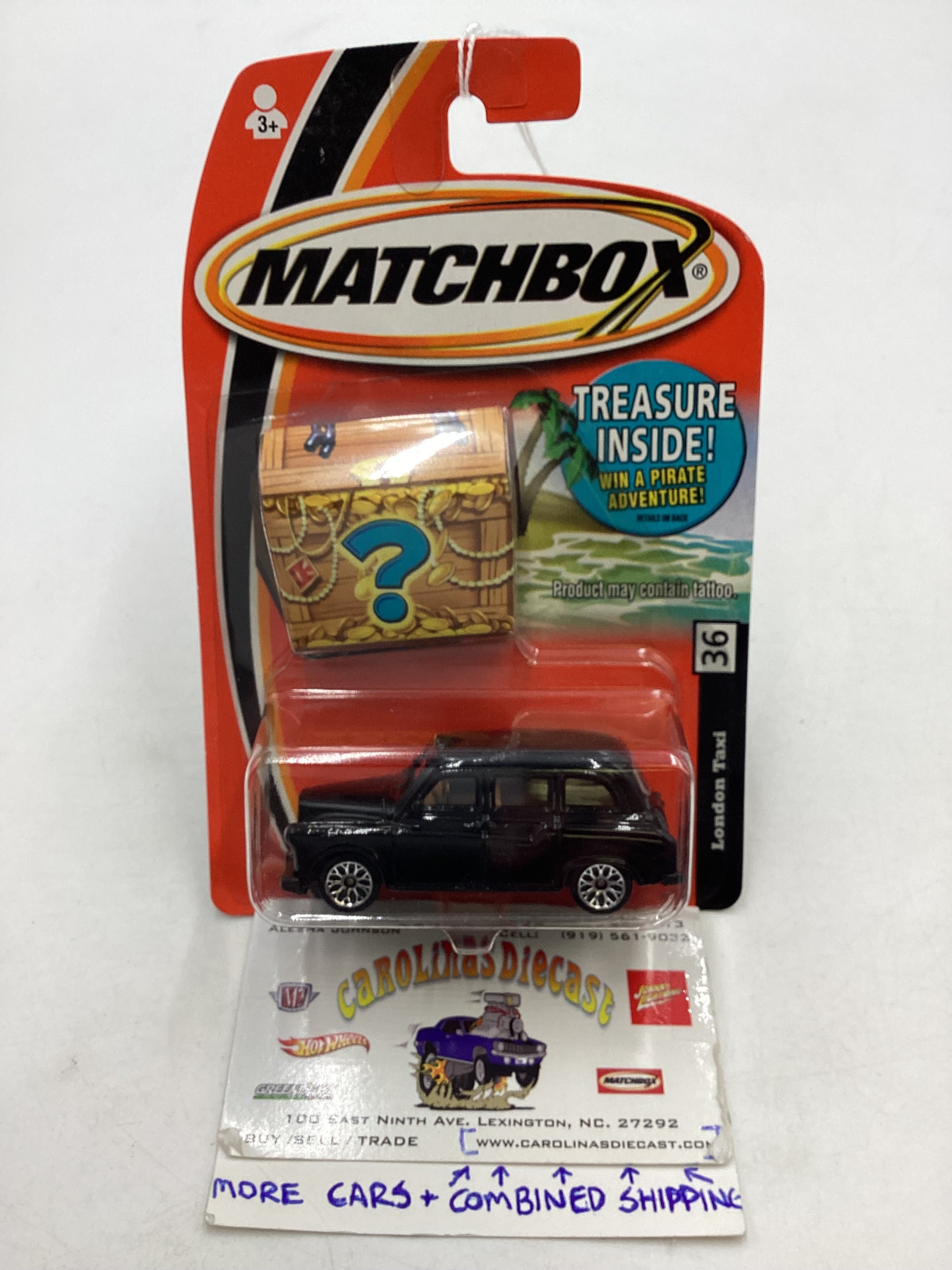 Matchbox Treasure Inside #36 London Taxi 206E – carolinasdiecast