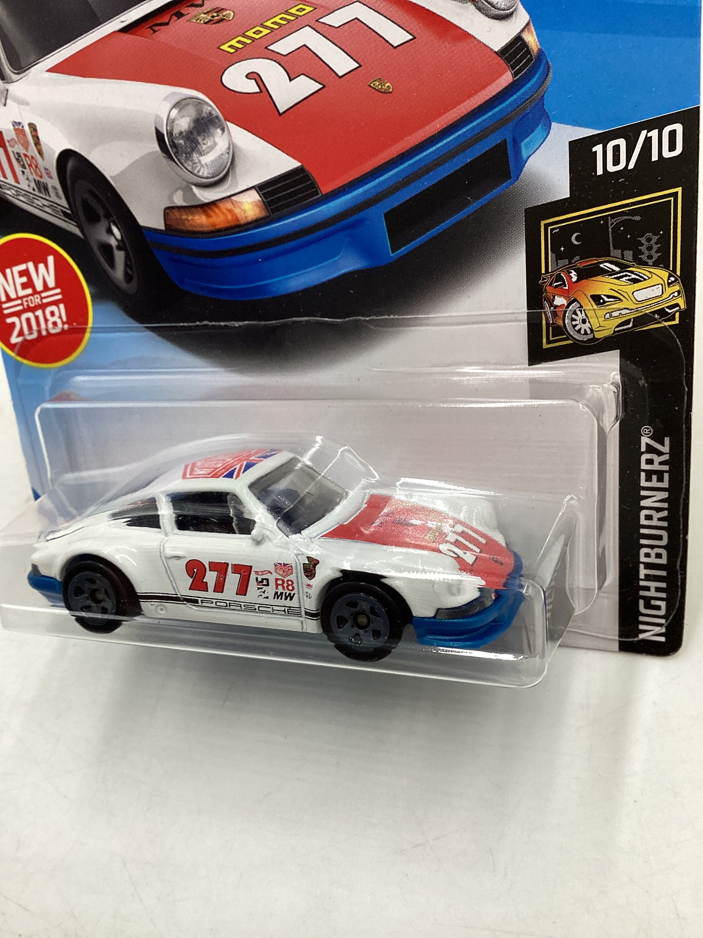 2018 Hot Wheels #115 White 71 Porsche 911 101G
