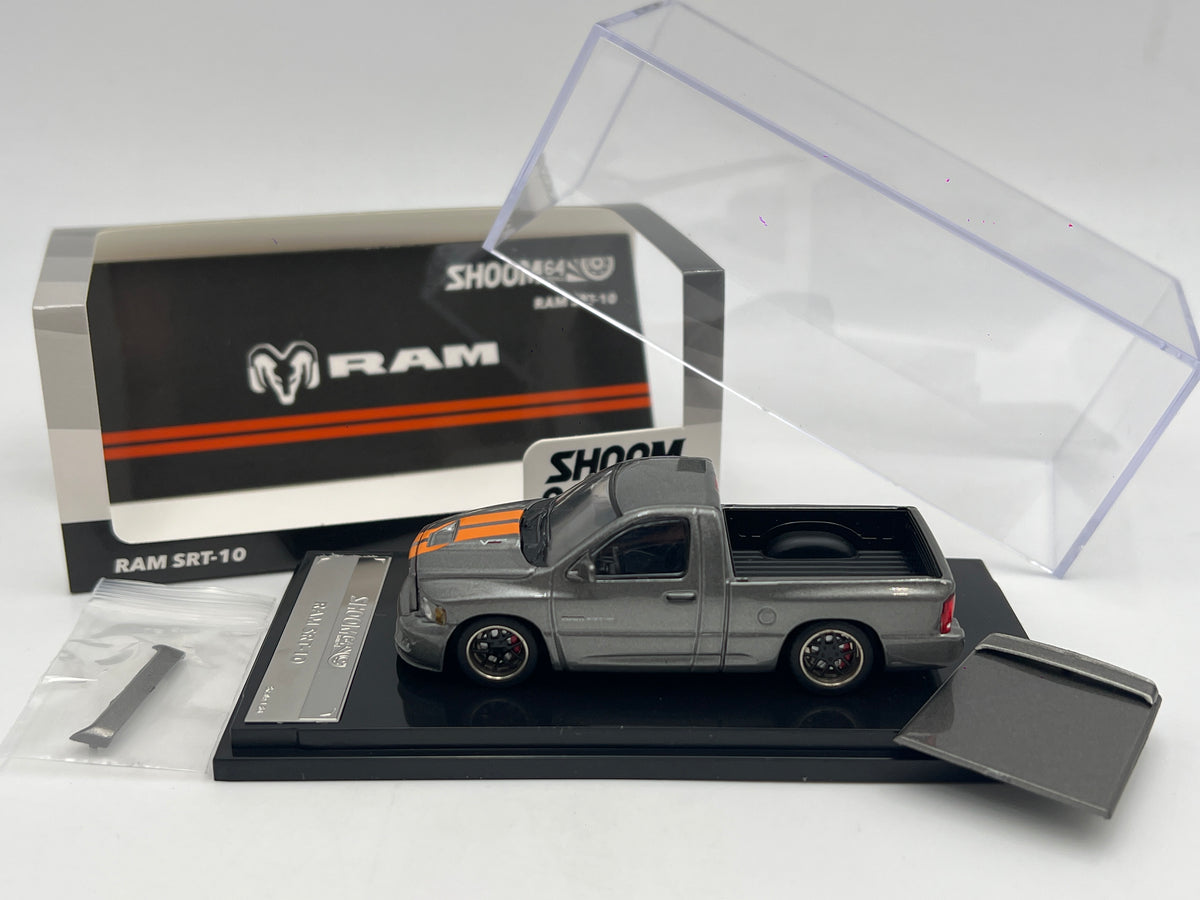 Shoom 64 Models 1:64 #16 Dodge Ram SRT-10 Gray W/Accessories