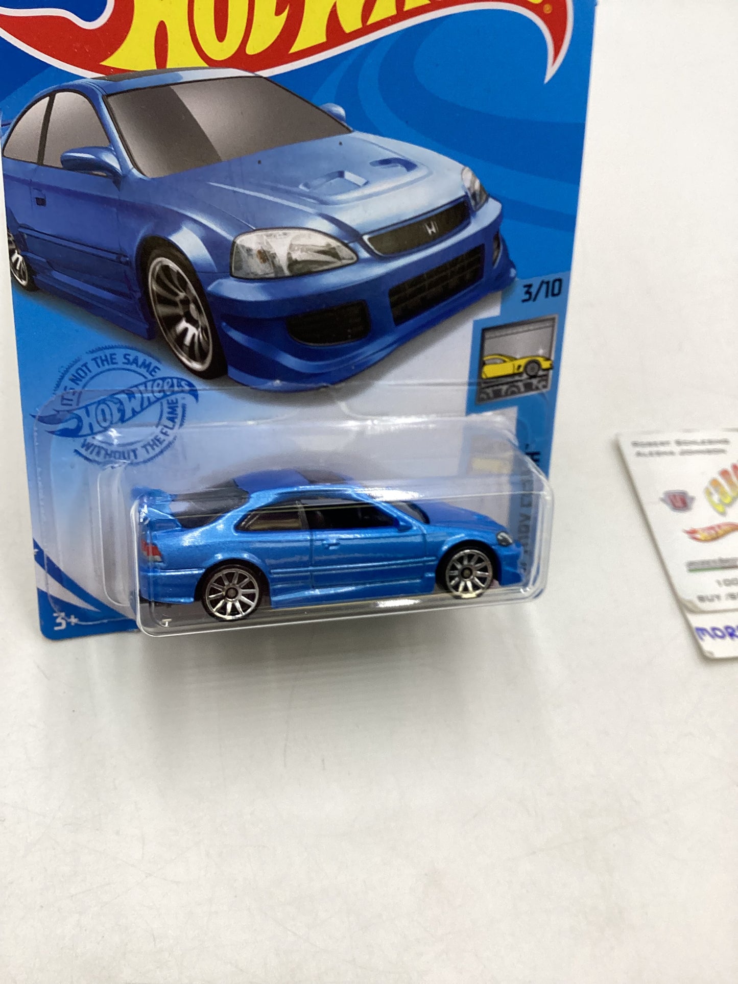 2021 Hot Wheels #63 Honda Civic Si Blue 79B