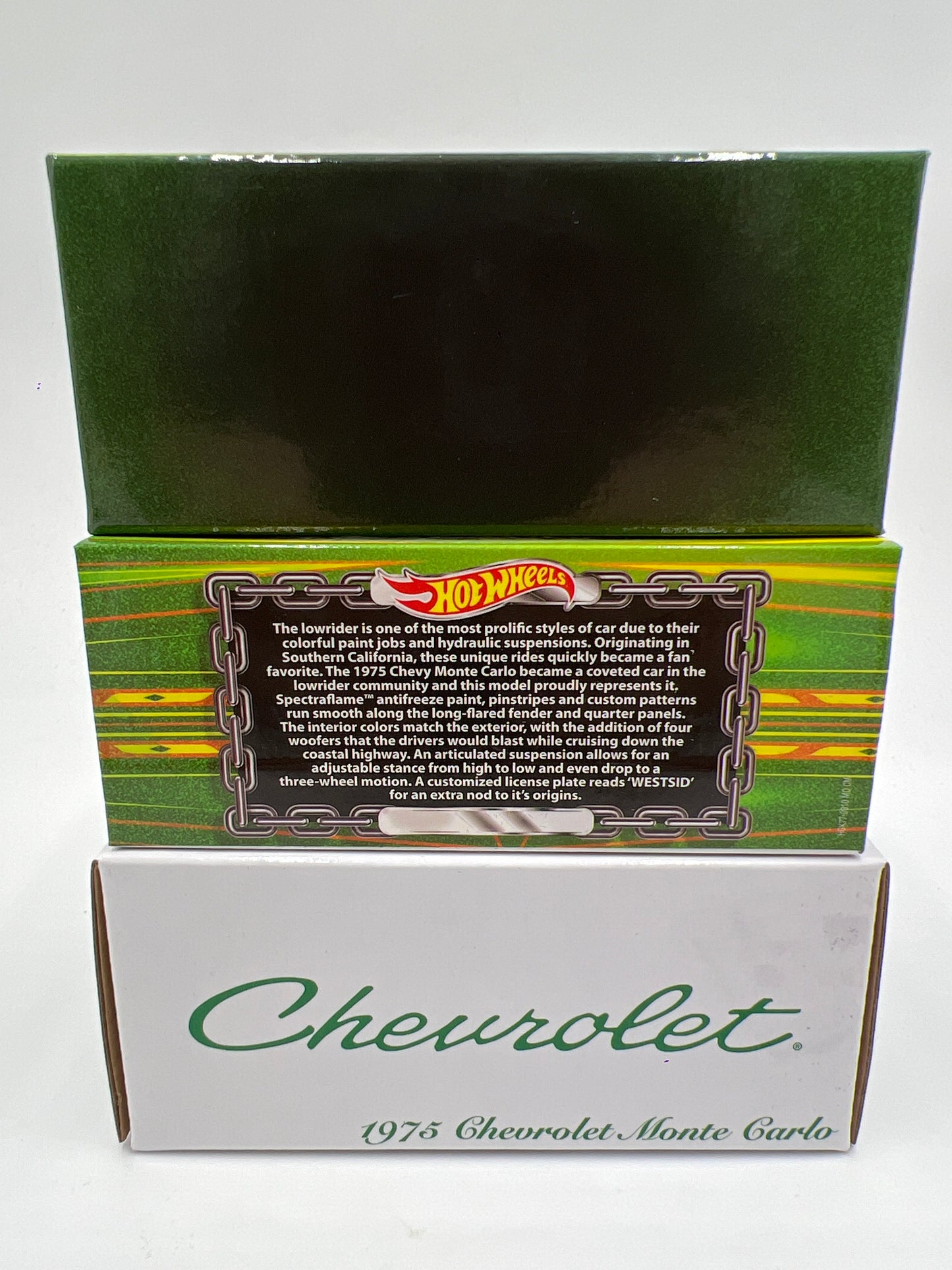 Hot Wheels RLC Lowrider 1975 Chevrolet Monte Carlo Green