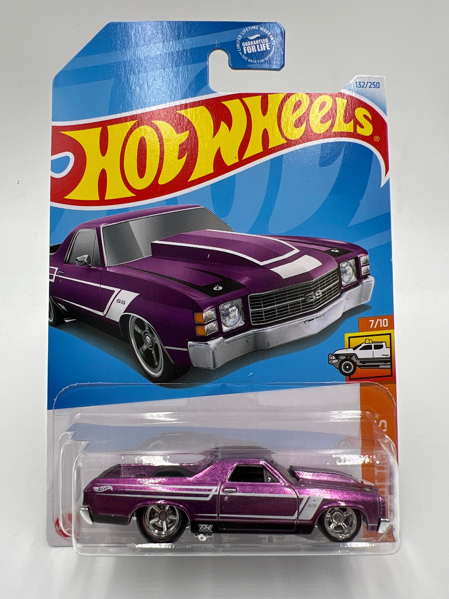 2024 Hot Wheels F Case Super Treasure Hunt #132 72 El Camino Purple W/Protector