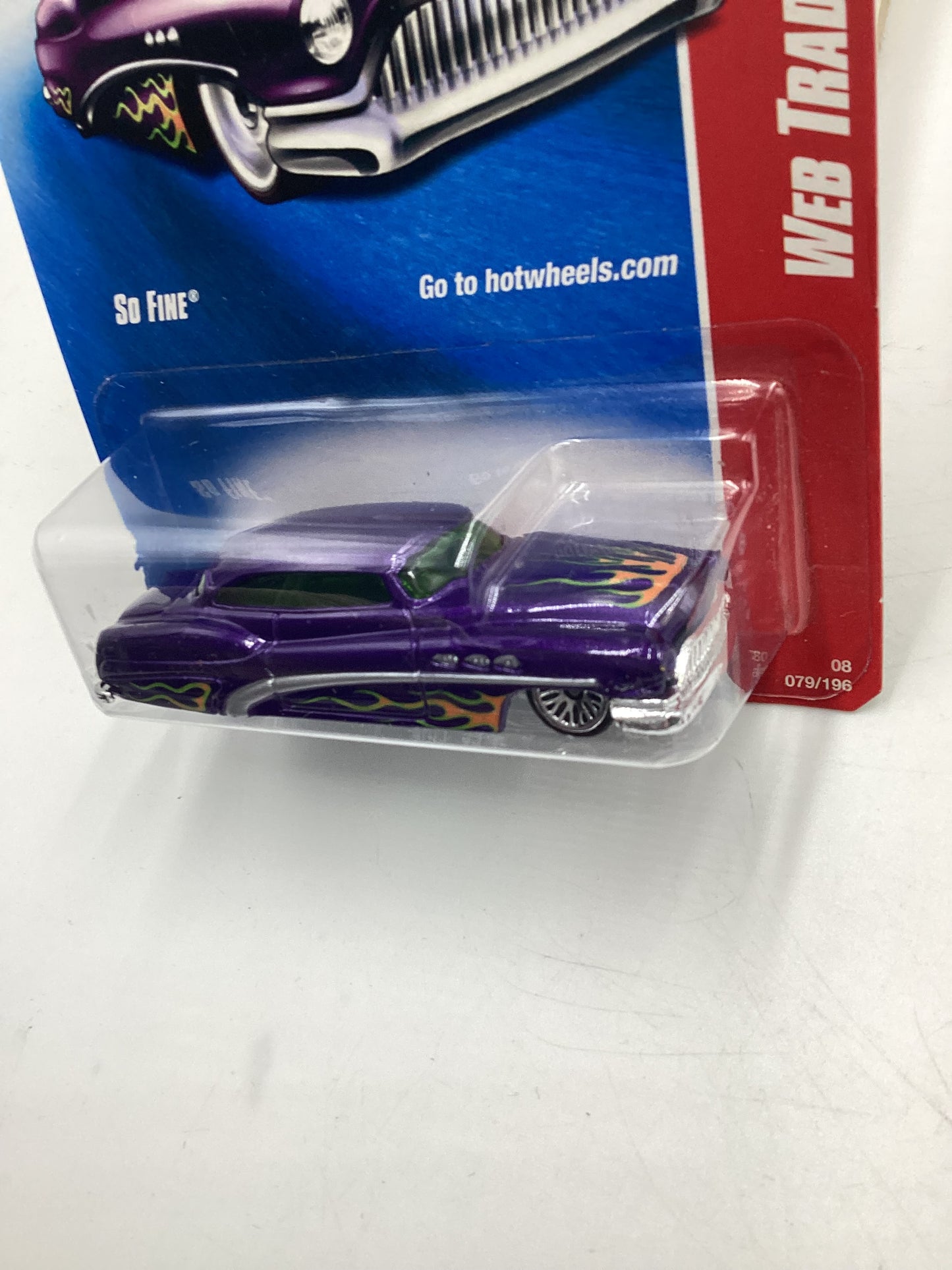 2008 Hot Wheels Web Trading Cars #79 So Fine Purple EE4