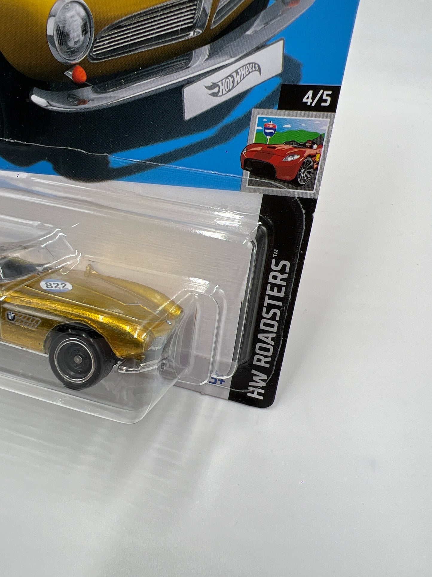 2024 Hot Wheels Super Treasure Hunt #67 BMW 507 Gold W/Protector