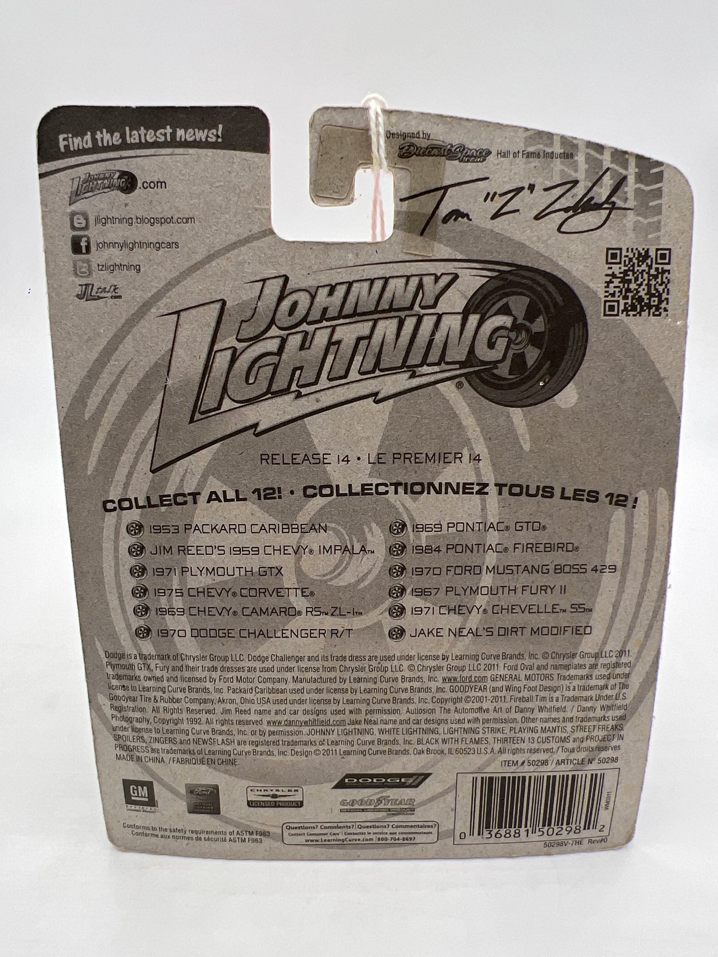 Johnny Lightning #14 RARE 1971 Chevy Chevelle SS MFP