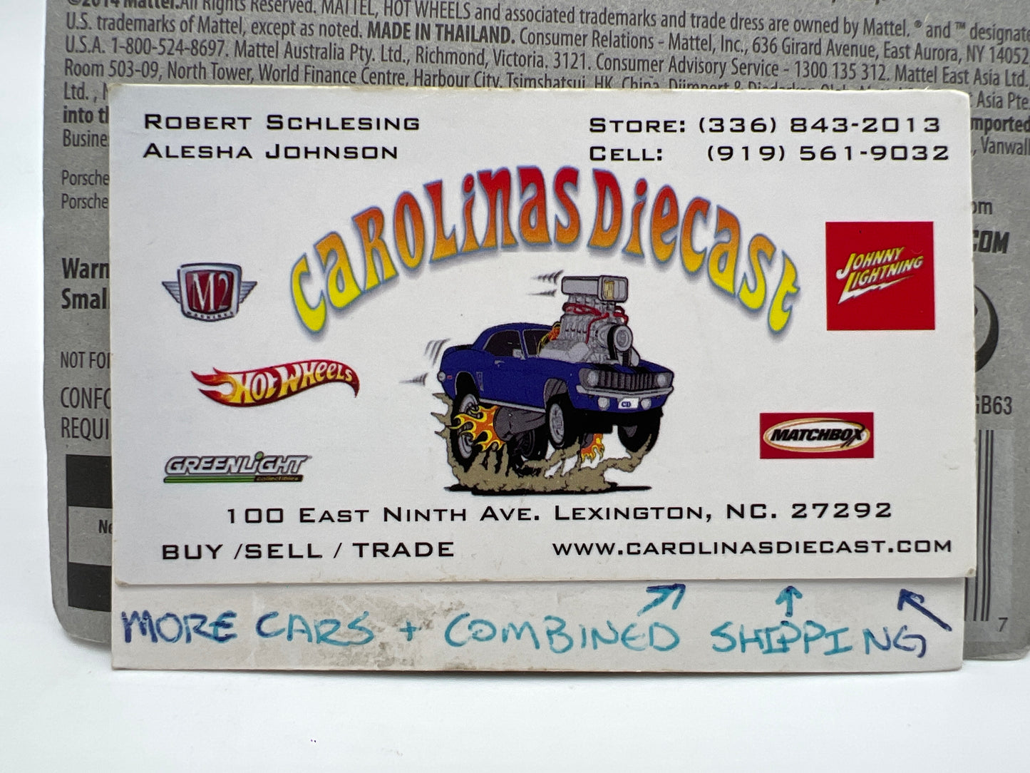 2015 Hot Wheels Walmart Exclusive Porsche Series #7 Porsche Carrera GT Orange