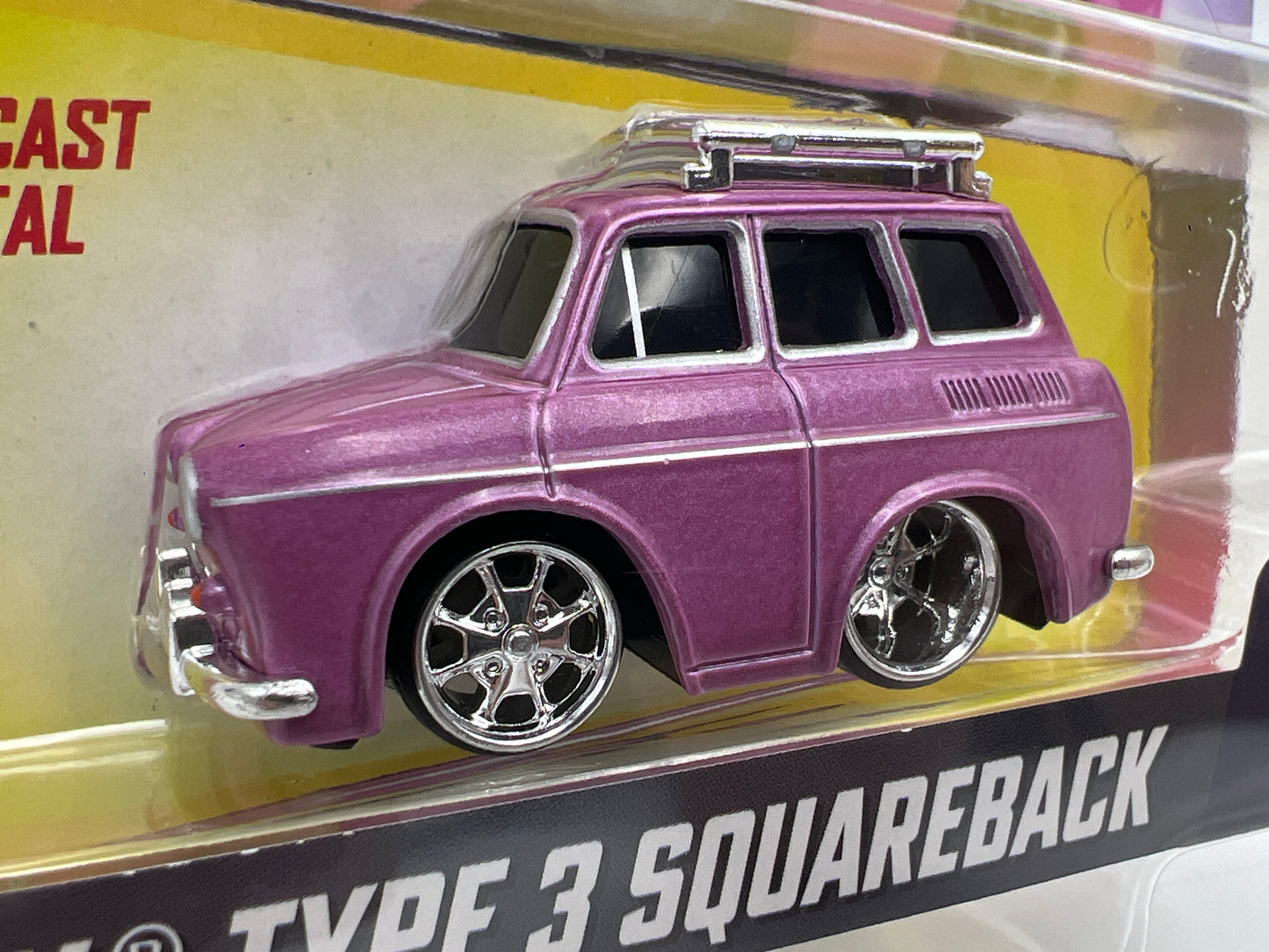 MGA Car Tuned Mainline Series 11 #4 VW Type 3 Squareback Pink