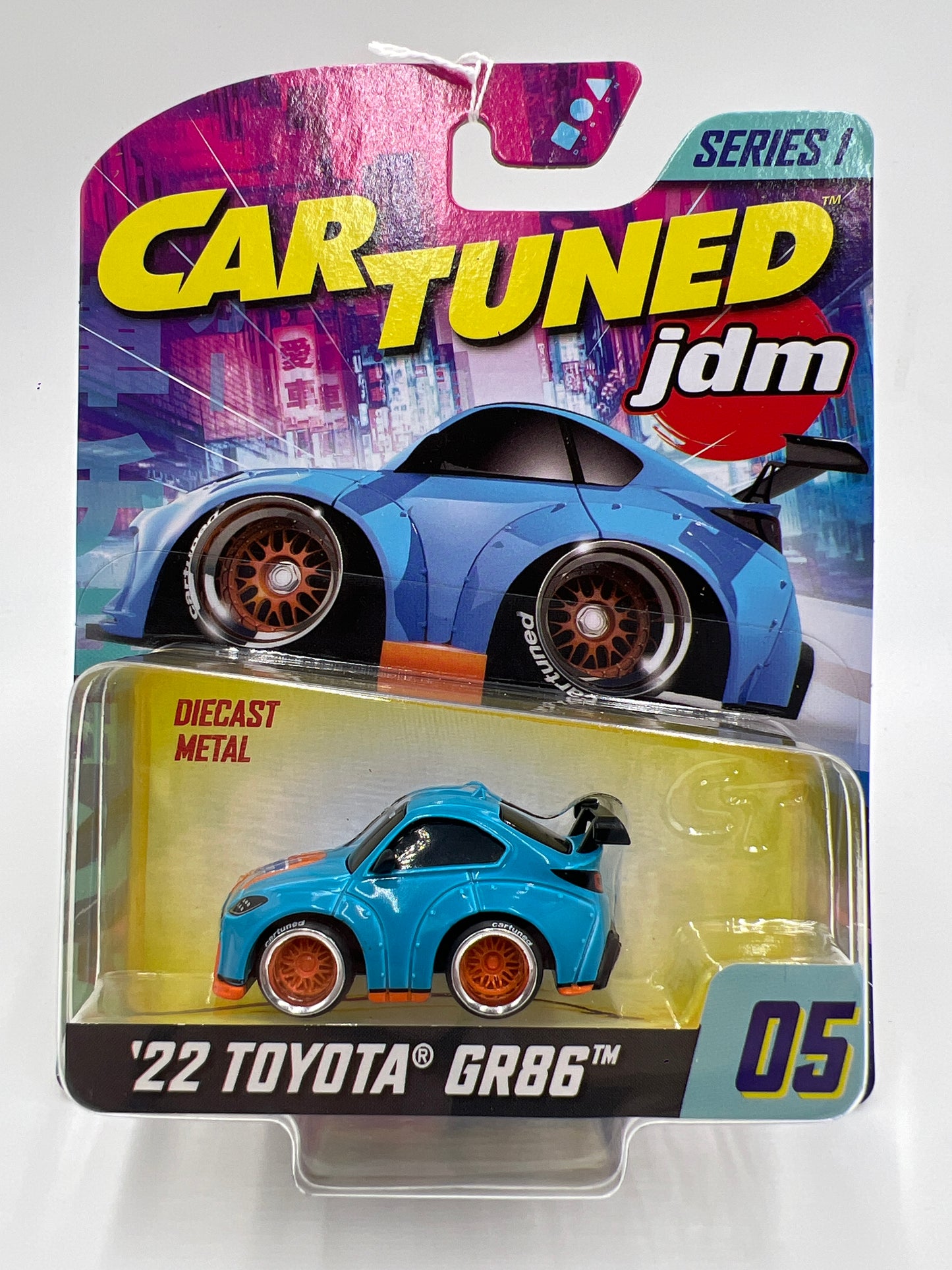 2025 MGA Car Tuned JDM Series 1 #5 22 Toyota GR86 Blue