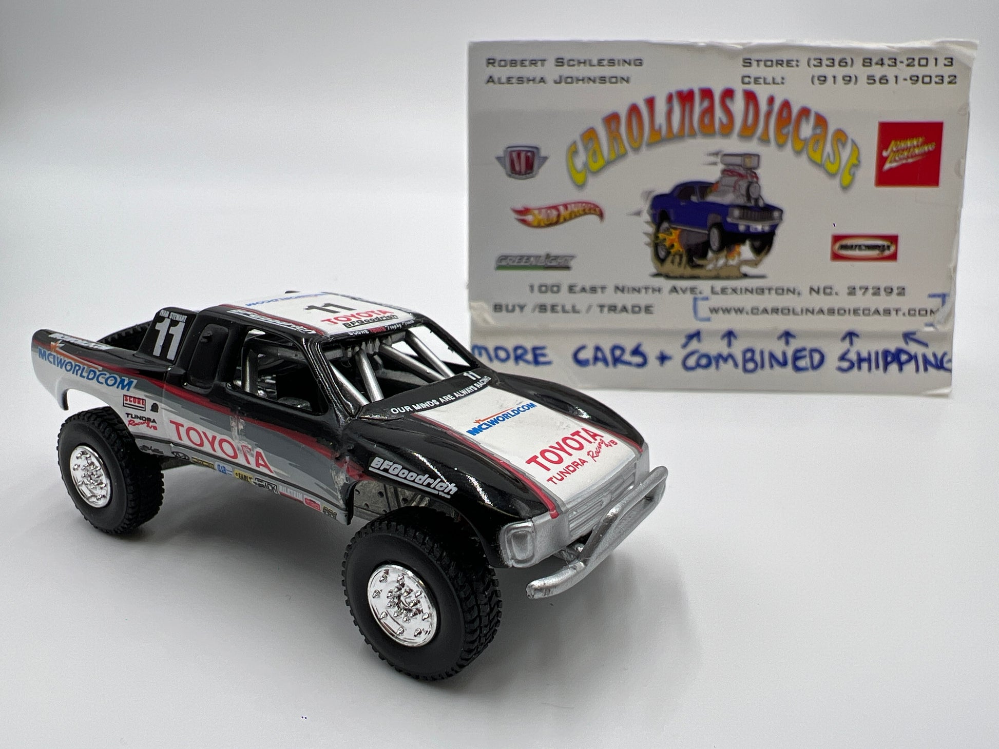 Hot Wheels 100% Black Box Premium Toyota Baja Truck Black Loose