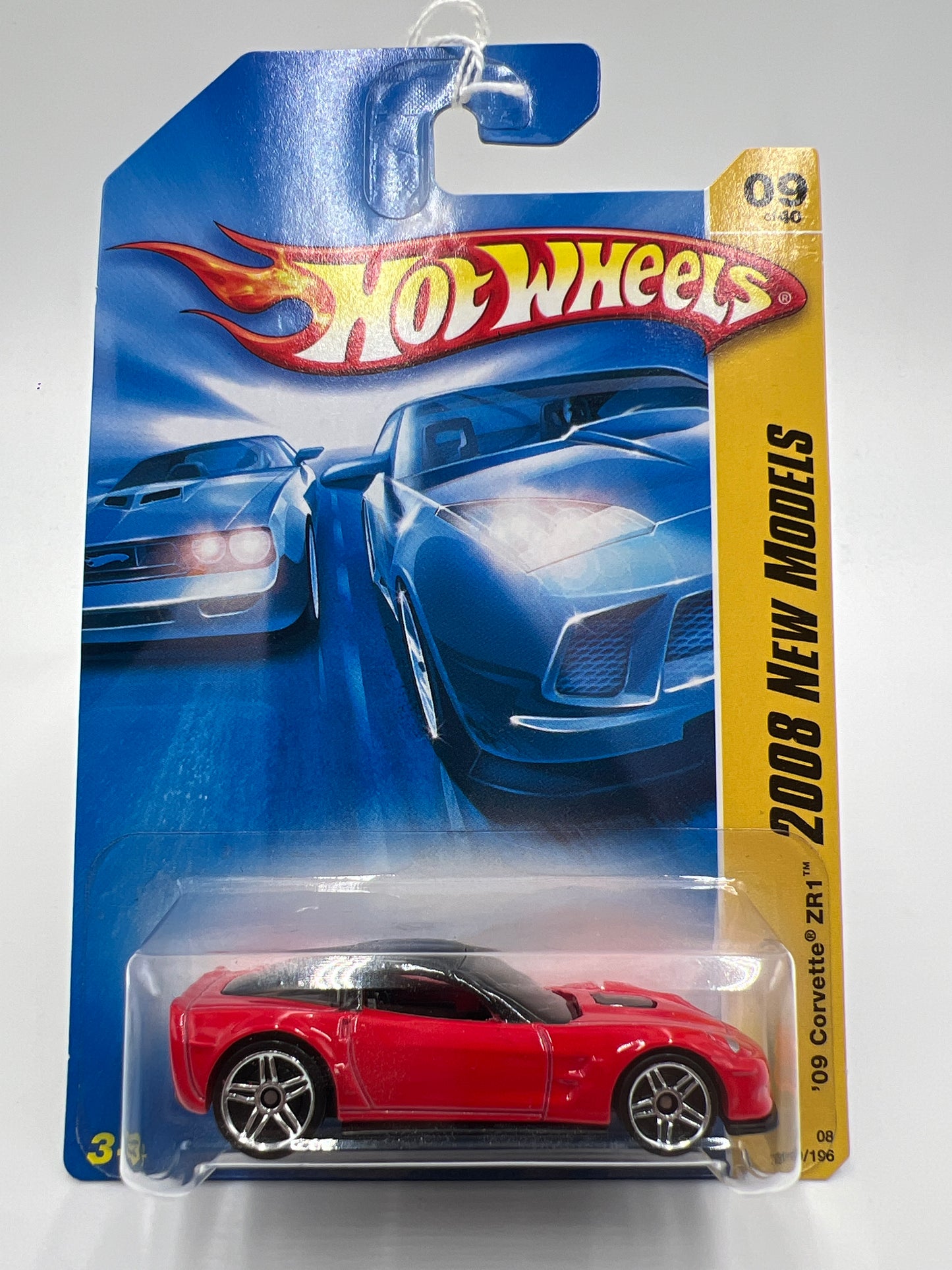 2008 Hot Wheels New Models #9 09 Corvette ZR1 Red 16A