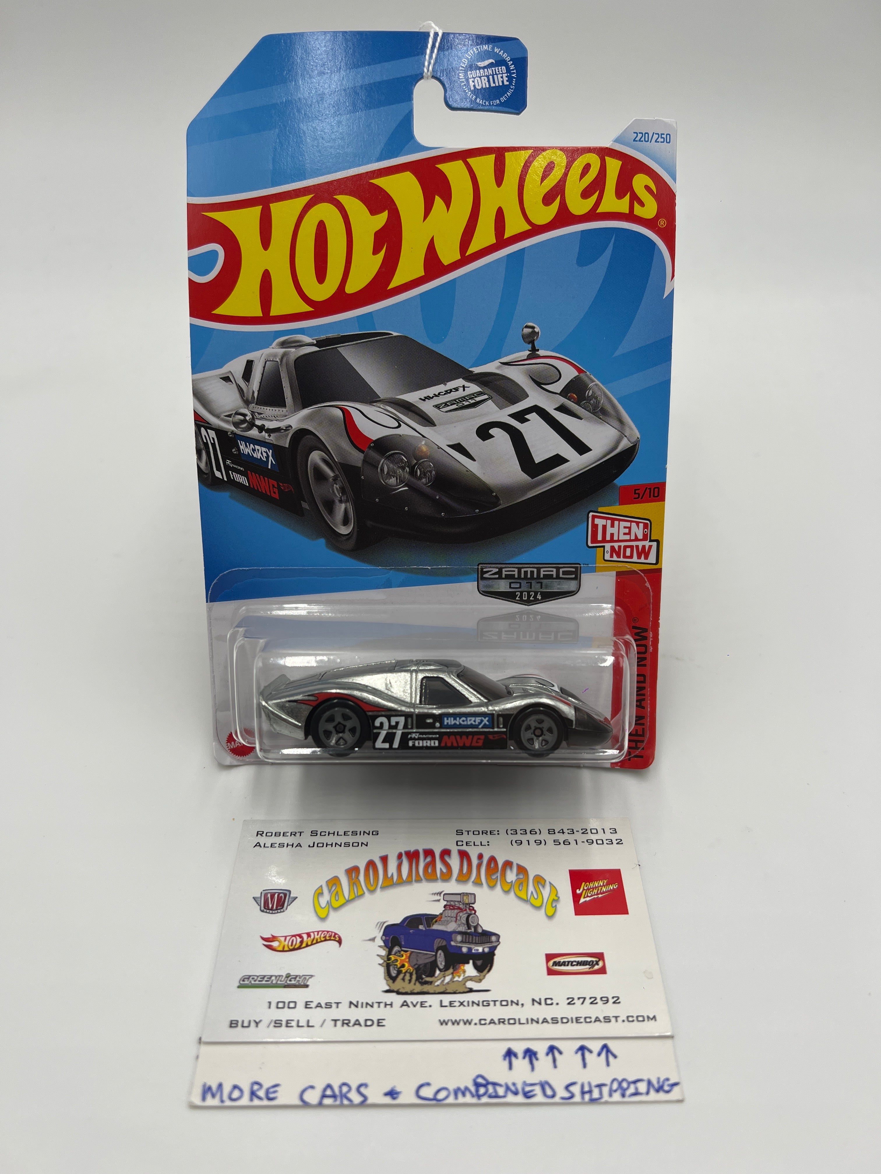 2024 Hot Wheels Q Case #220 Walmart Exclusive Zamac 011 67 Ford