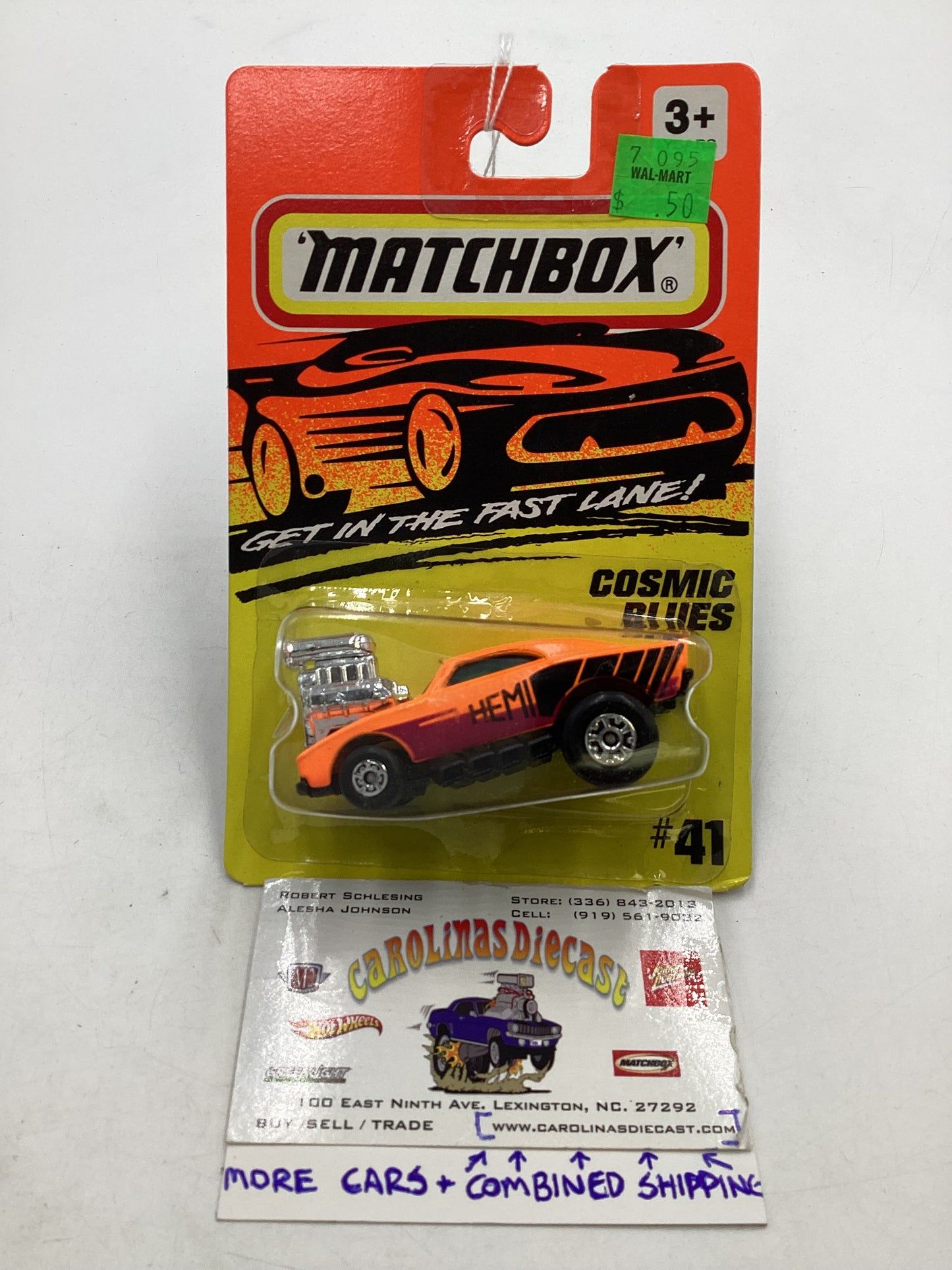 Matchbox #41 Cosmic Blues Orange 208D