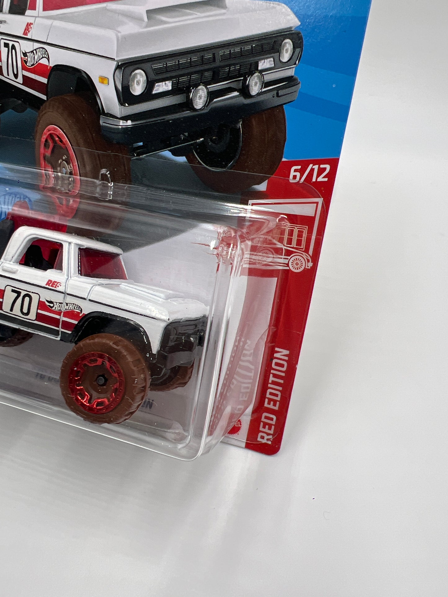 2021 Hot Wheels Target Exclusive Red Edition #3 70 Dodge Power Wagon White