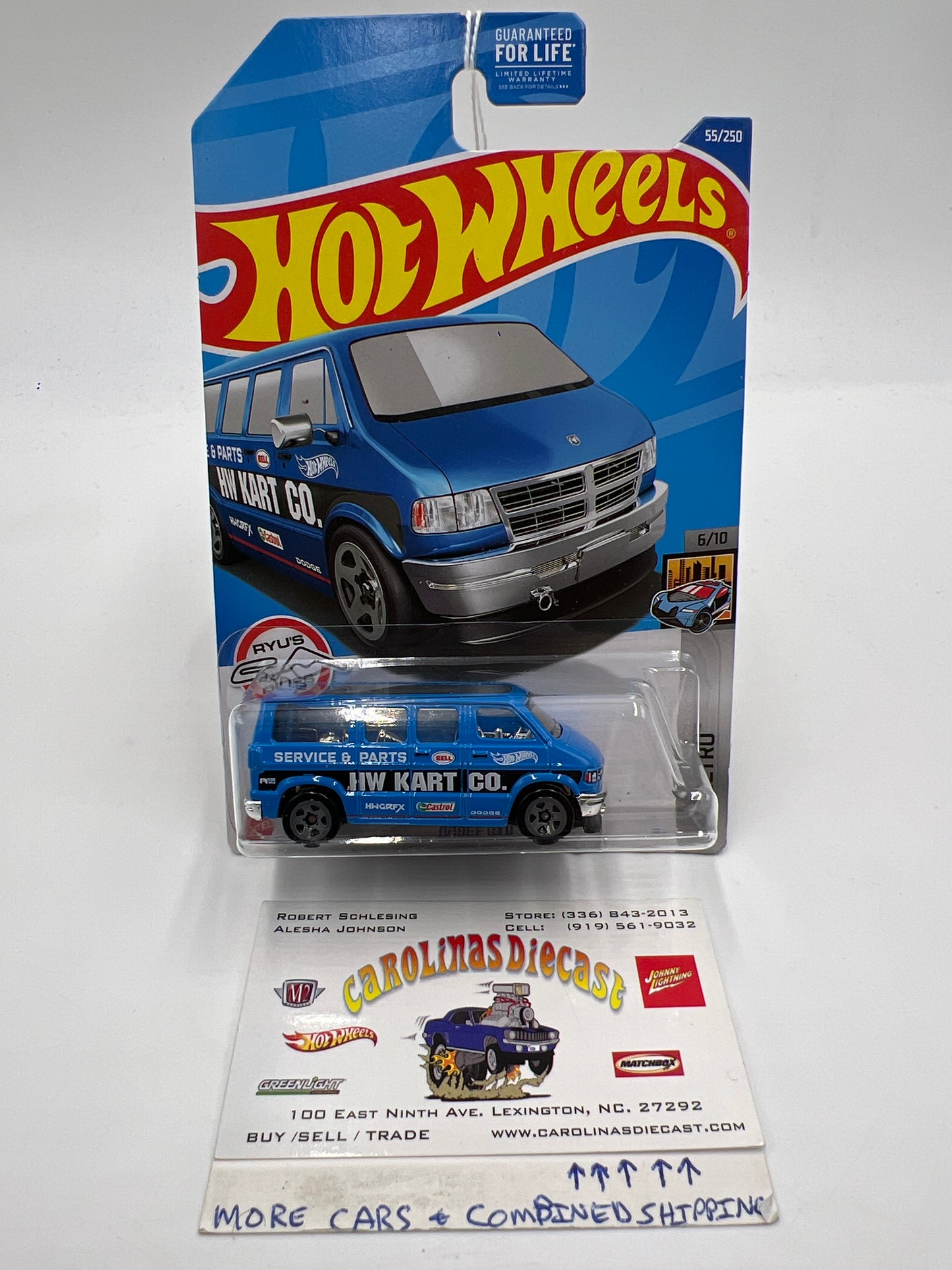 Hot Wheels Best Buy Exclusive HW Metro #55 Dodge Van Blue 237E