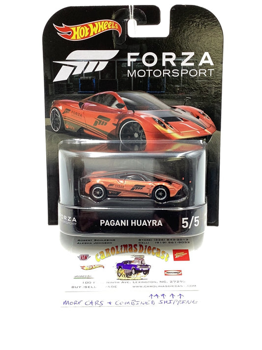 Hot wheels retro entertainment Forza Motorsport Pagani Huayra 5/5 243l