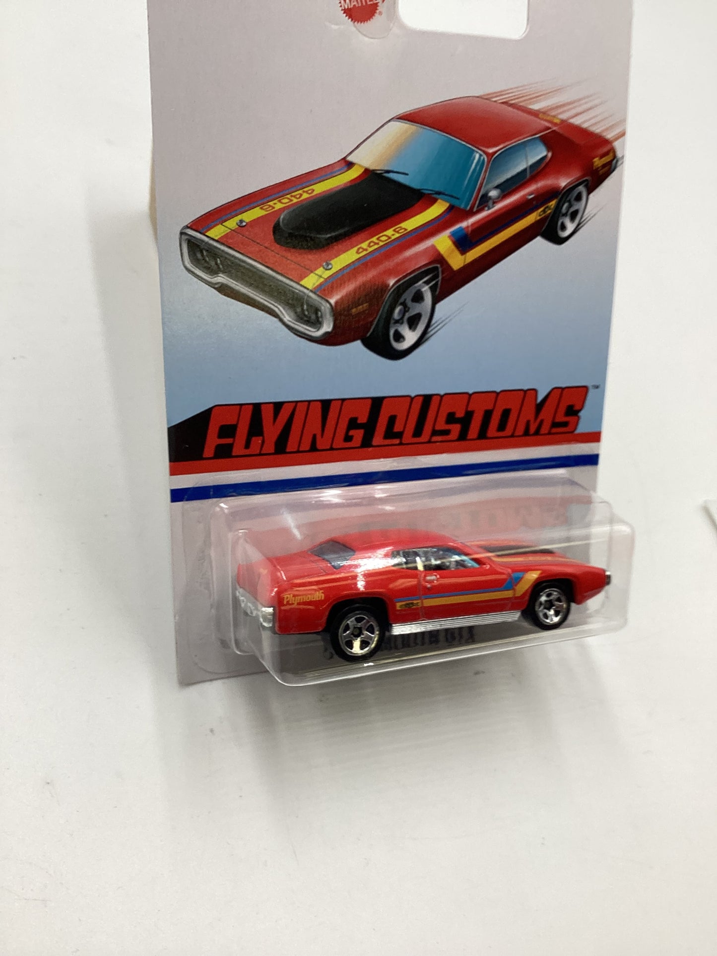 Hot Wheels Target Exclusive Flying Customs 71 Plymouth GTX Red 157C