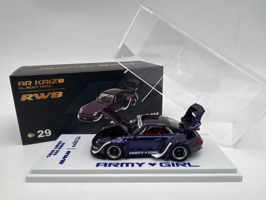 Almost Real Kaizo #29 Porsche RWB 993 Army Girl Purple