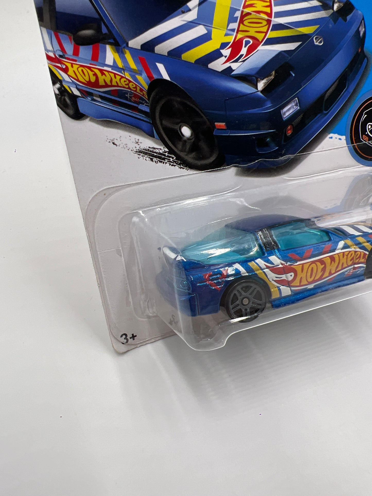 2017 Hot Wheels Race Team #225 96 Nissan 180SX Type X Blue 82C