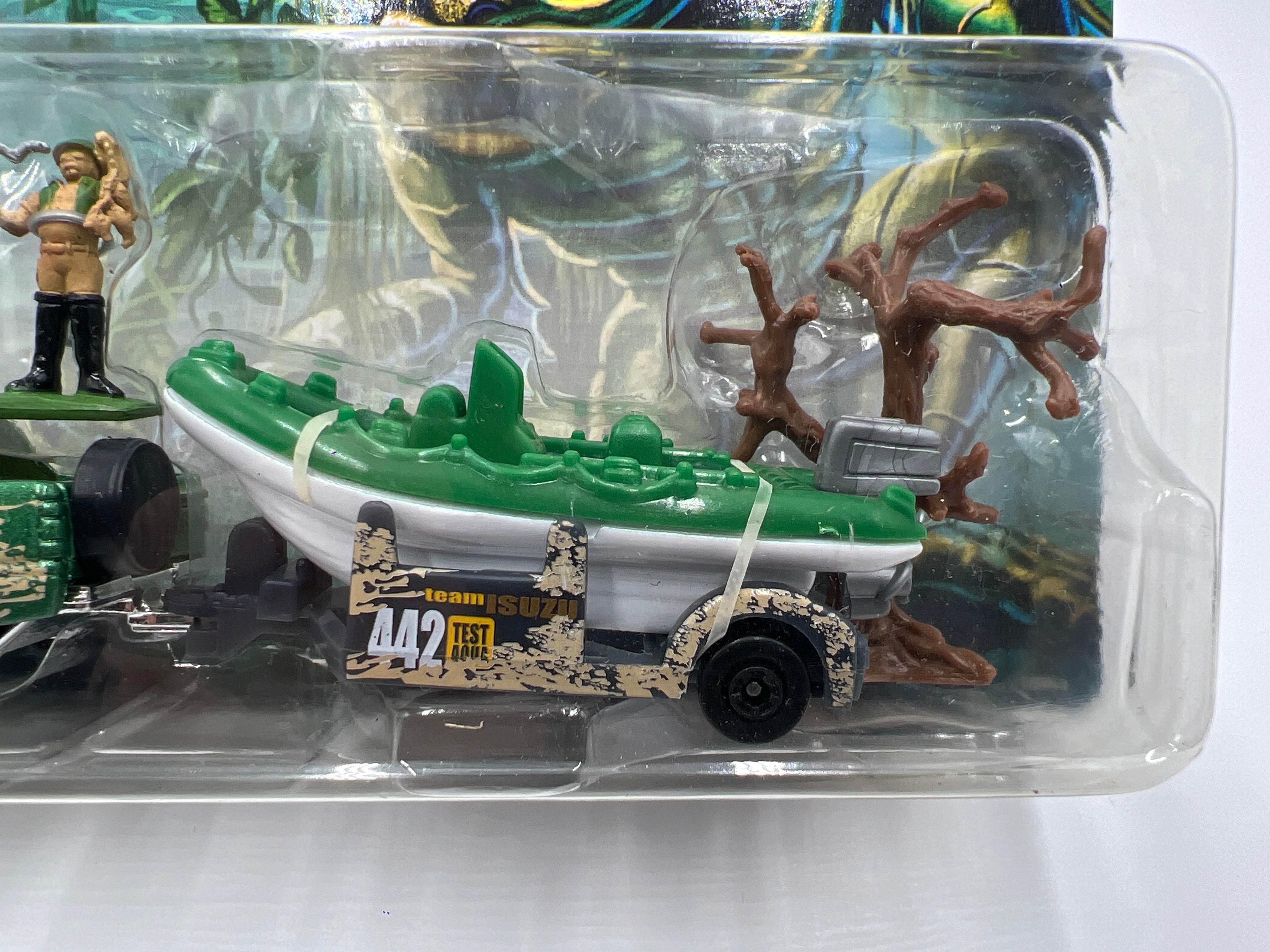 マイケルページ 千裕＆安藤セット Matchbox Hitch N Haul Secret Swamp Isuzu Amigo & Raft Boat