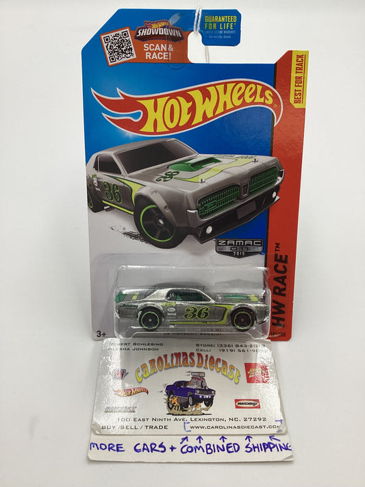 2015 Hot Wheels Zamac 011 #181 68 Mercury Cougar 144H