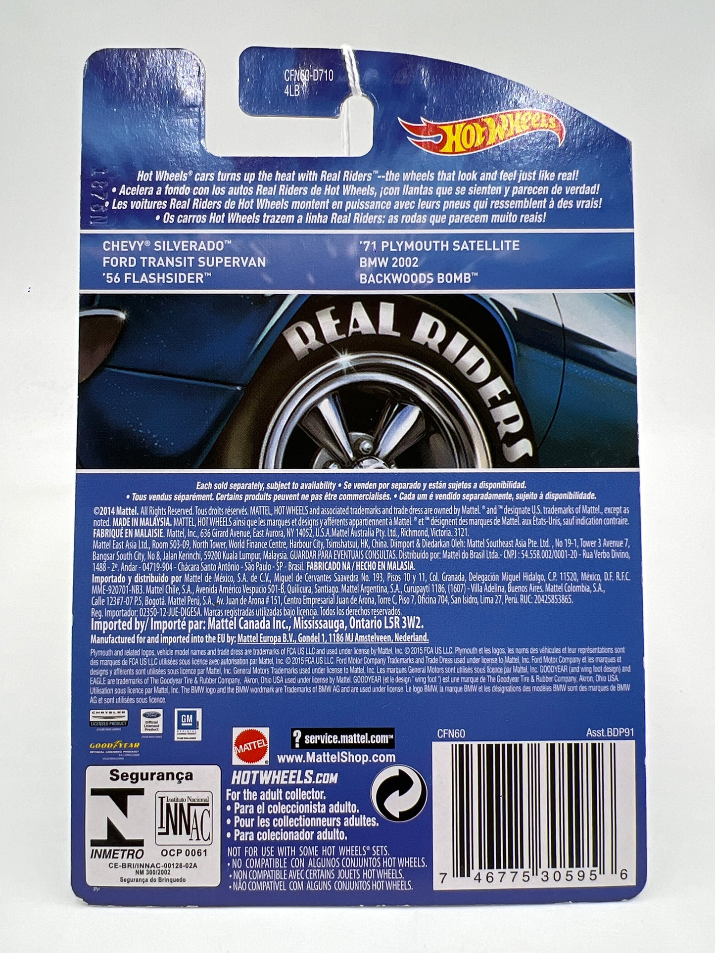 Hot Wheels Premium Heritage Real Riders #7 Ford Transit Supervan White SR