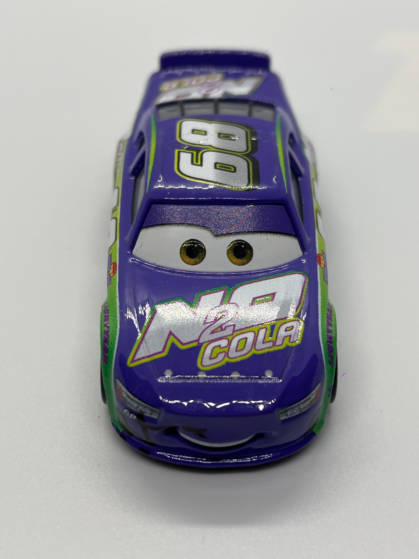 Disney Pixar Cars 3 #68 Parker Brakeston N20 Cola Purple Loose