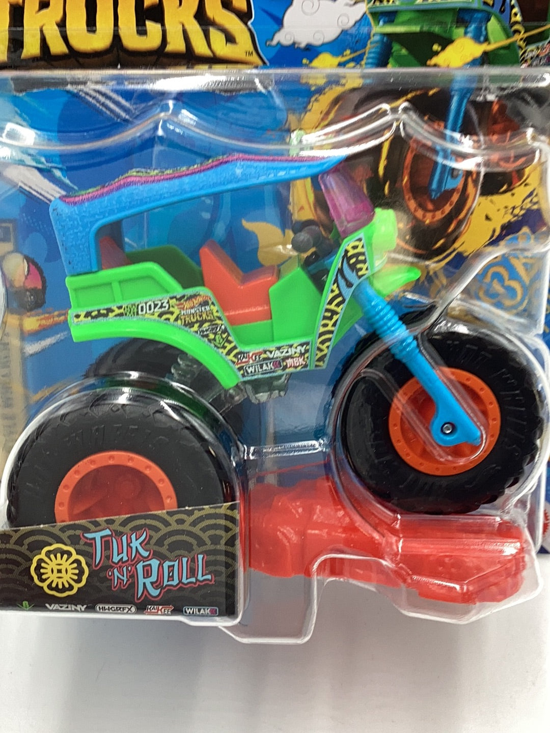 Hot wheels Monster Trucks Tuk n Roll 130D