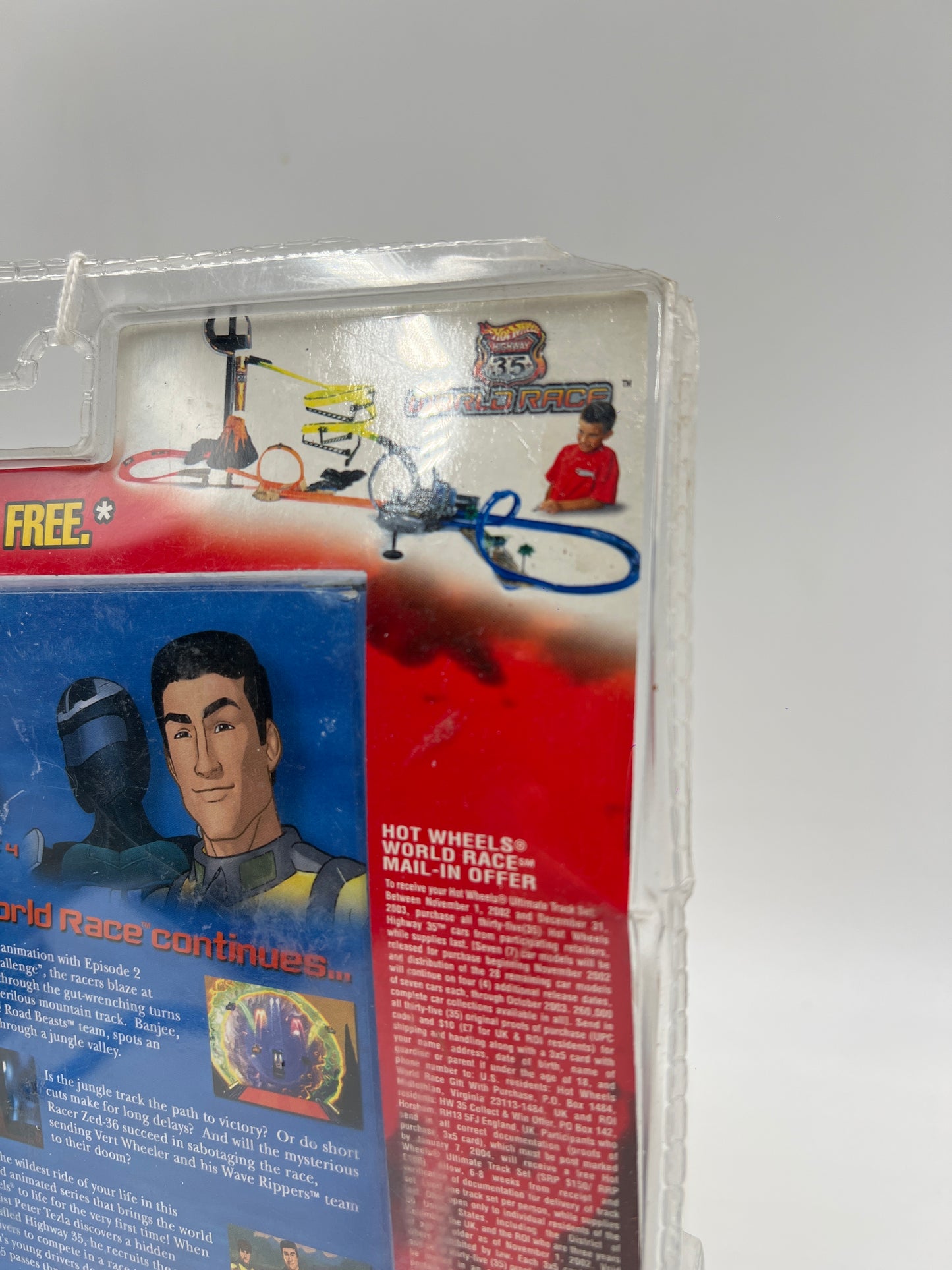 Hot Wheels Highway 35 World Race Video VHS Pack Sling Shot & Backdraft VHTF Bad Package