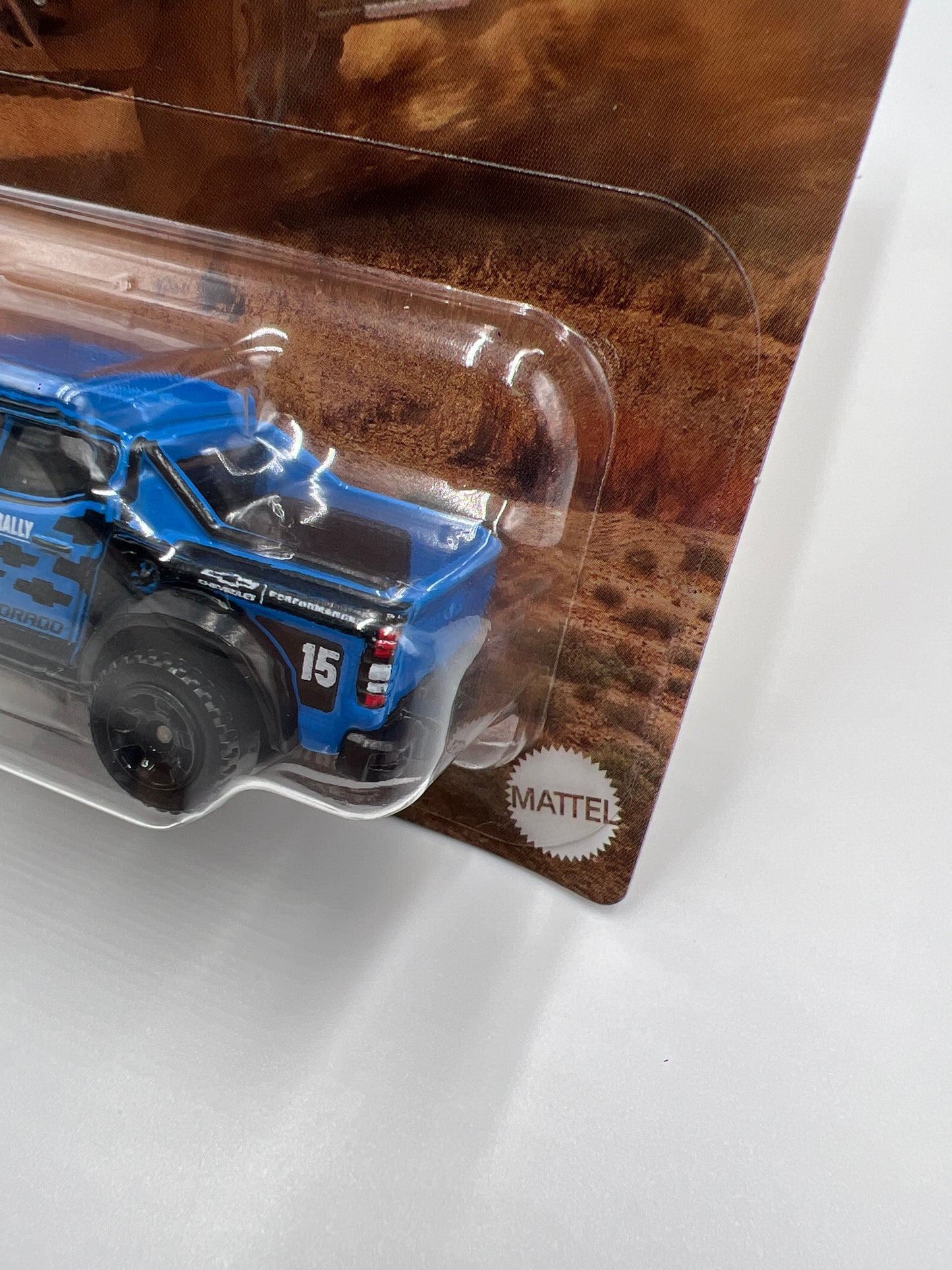 2024 Matchbox Off Road Rally #1 2016 Chevy Colorado Xtreme Blue 162B