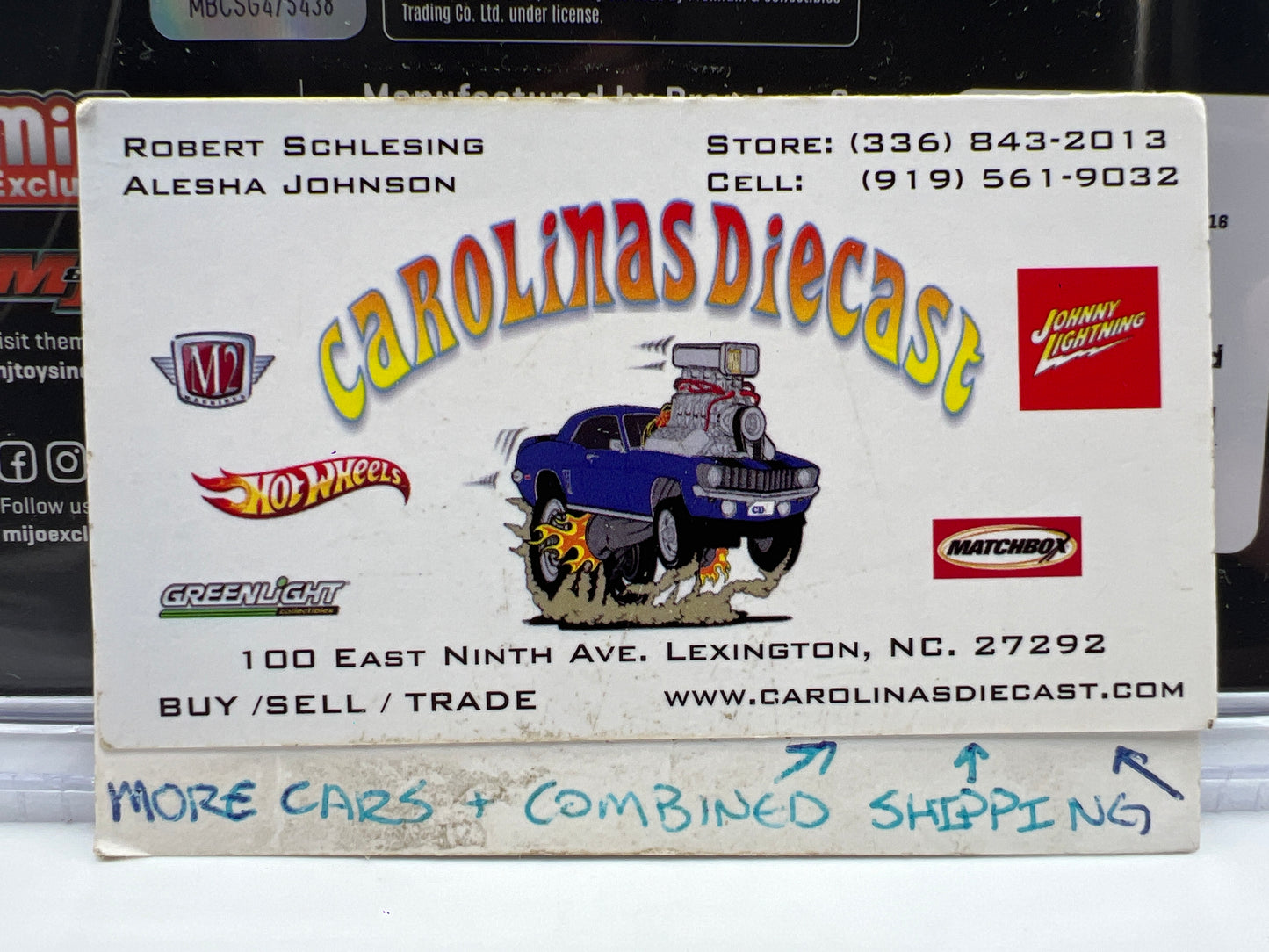 Tarmac Works Mijo Exclusives CHASE Mercedes-Benz 190 E 2.3-16 Senna Race Of Champion 1984