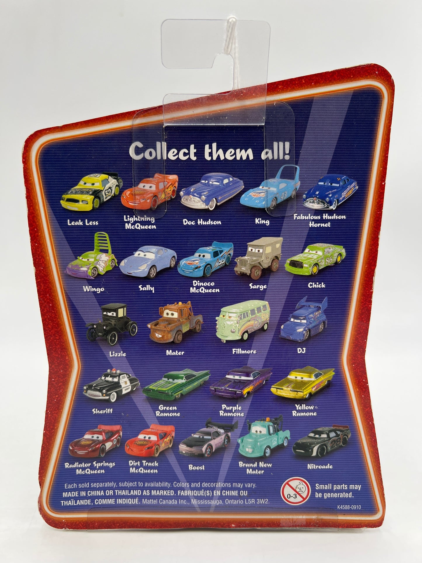 Disney Pixar Cars Supercharged Fabulous Hudson Hornet W/Red Wheels 2 140B