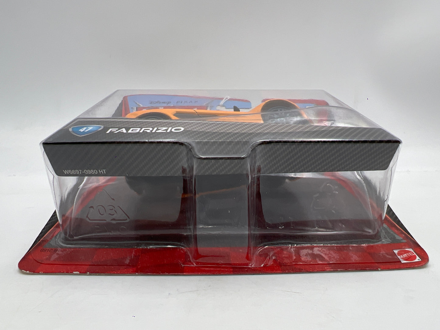 Disney Pixar Cars 2 #47 CHASE Fabrizio Orange