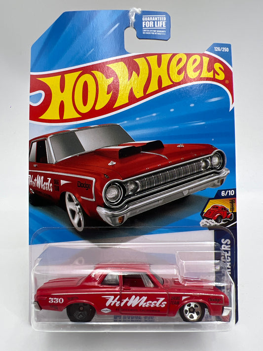 2026 Hot Wheels P Case #126 64 Dodge 330 Red