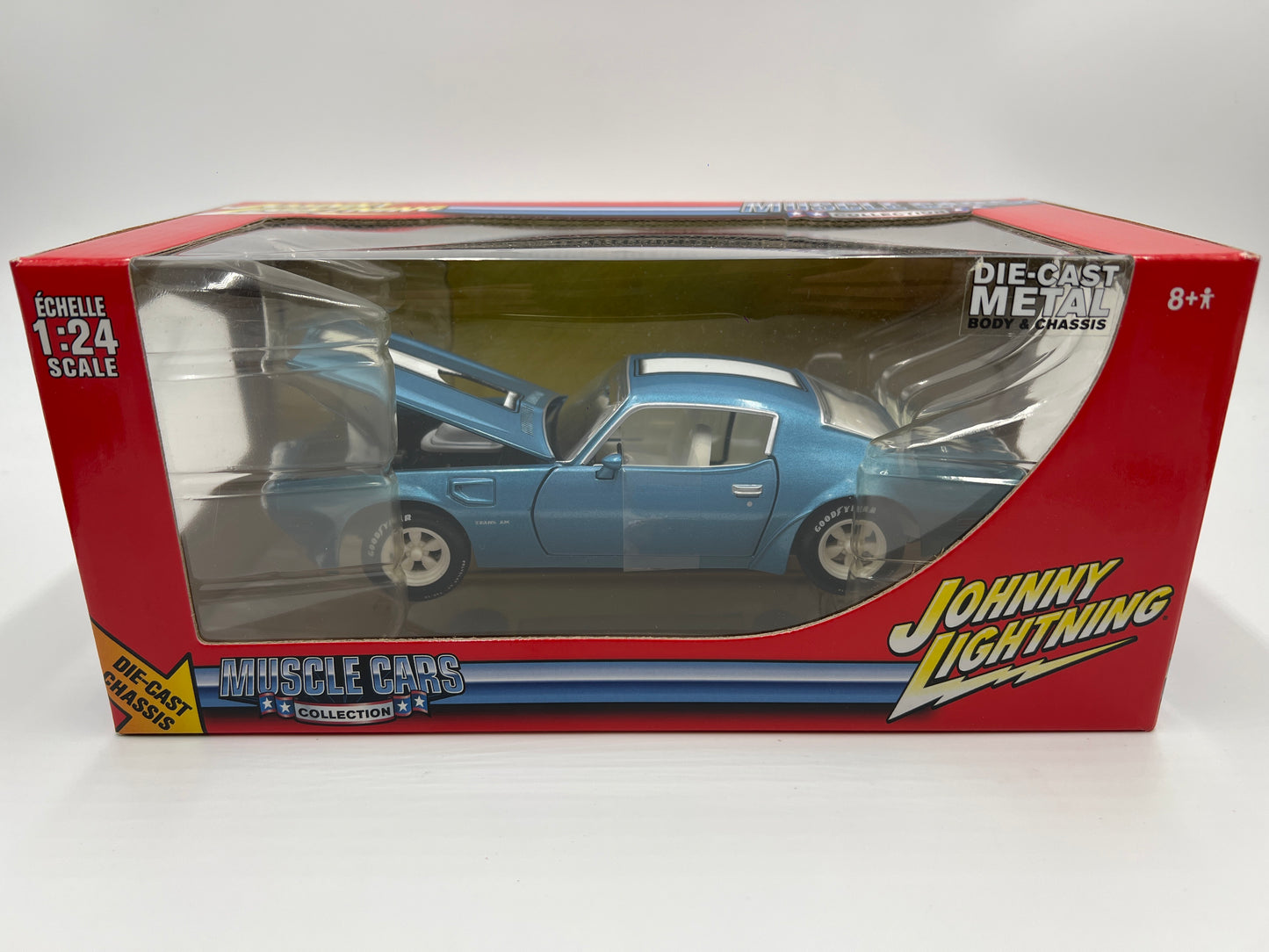 Johnny Lightning 1:24 Scale White Lightning Chase Muscle Cars 1970 Pontiac Firebird Trans Am Blue VHTF