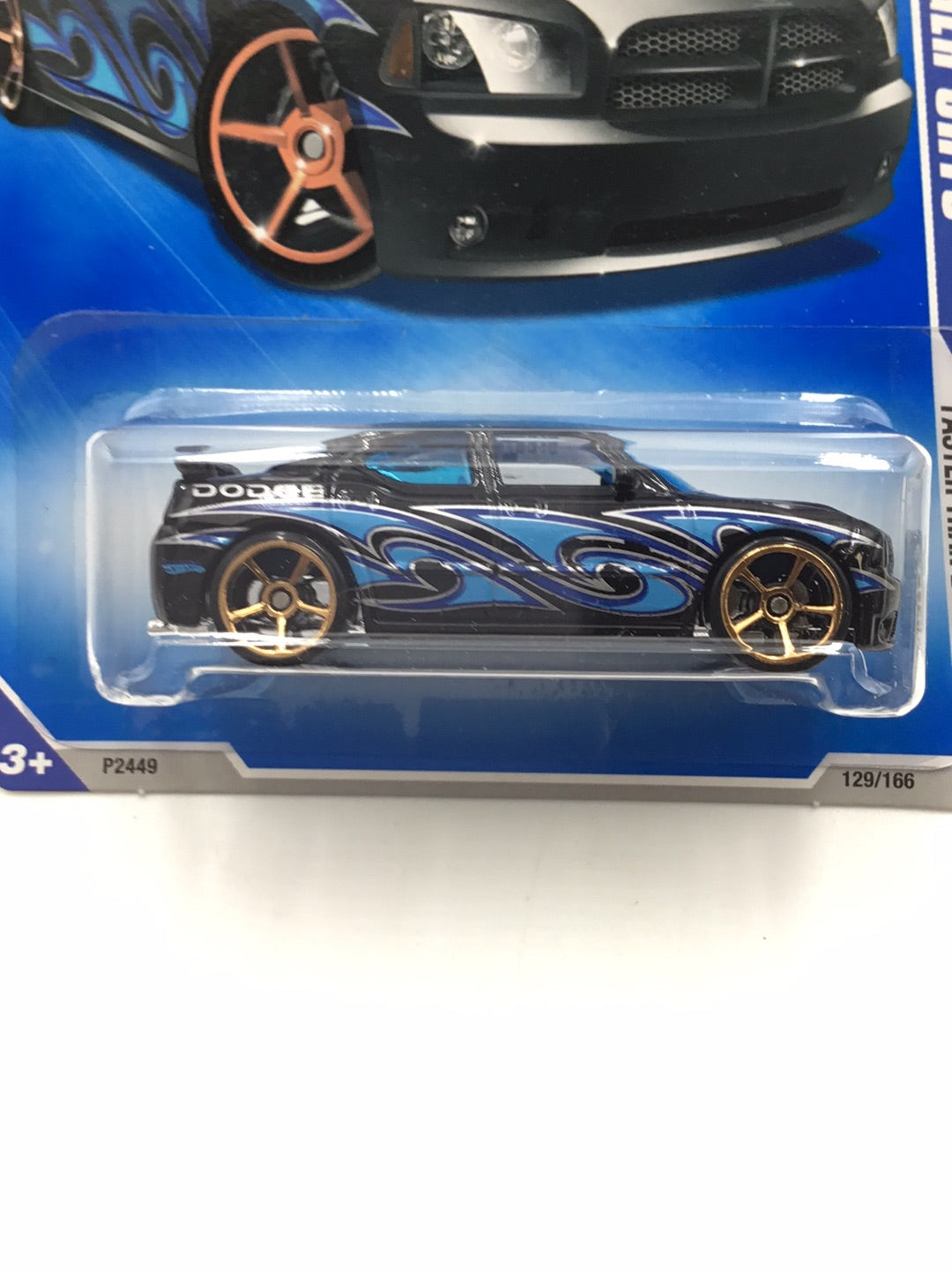 2009 Hot Wheels #129 Dodge Charger SRT8 T3