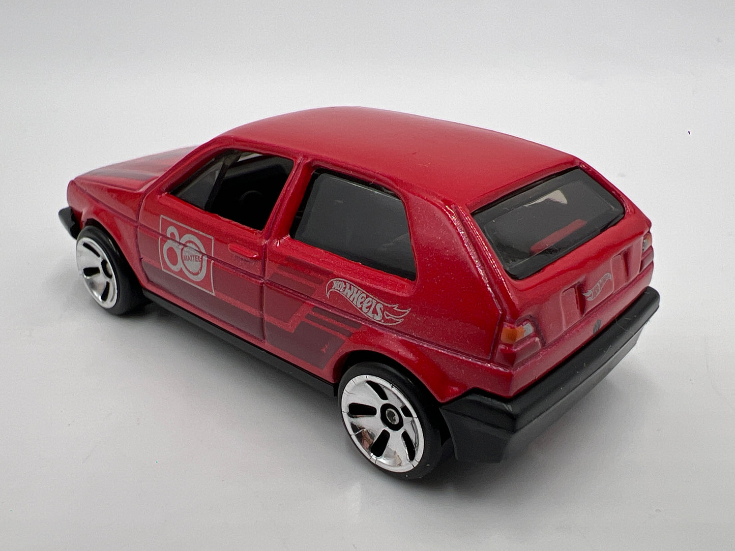 2025 Hot Wheels Silver Series Mattel 80th Anniversary Box Set Volkswagen Golf MK2 Red Loose