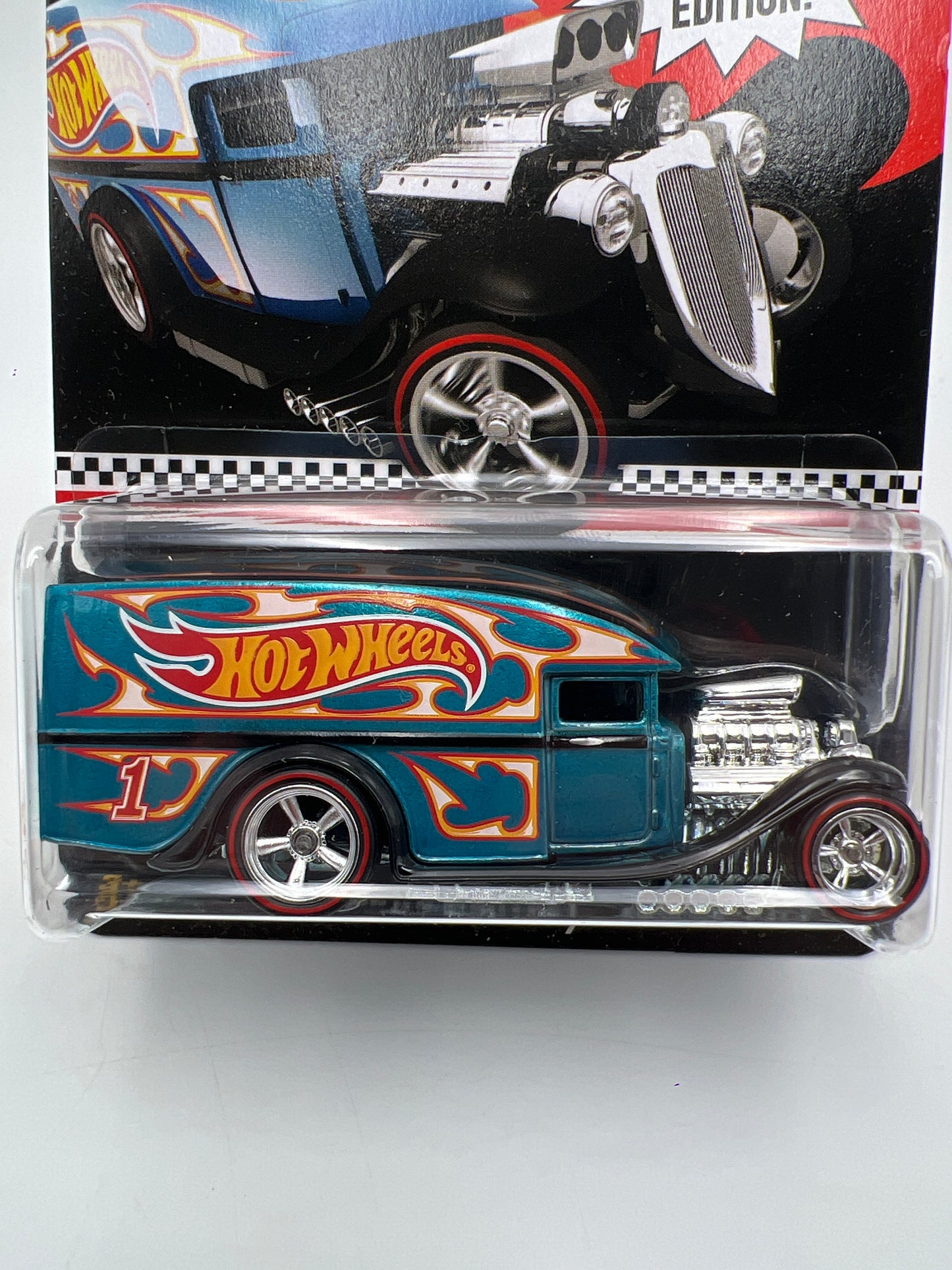 2016 Hot Wheels RLC Mail In #1 Blown Delivery Blue W/Protector