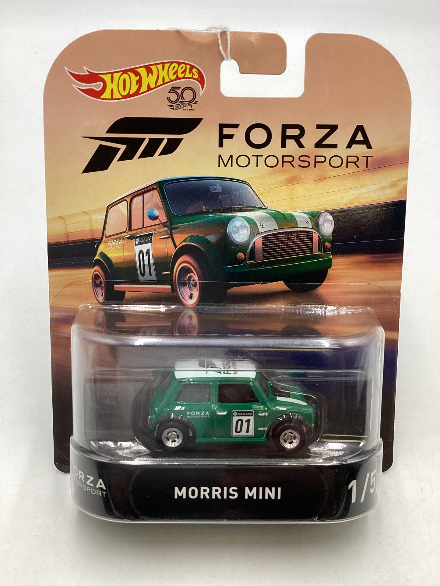 Hot wheels Retro Entertainment Morris Mini Green Forza 1/5 241B