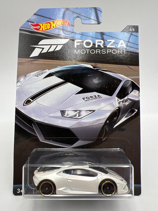 Hot Wheels Forza Motorsport #4 Lamborghini Huracan LP 610-4 White