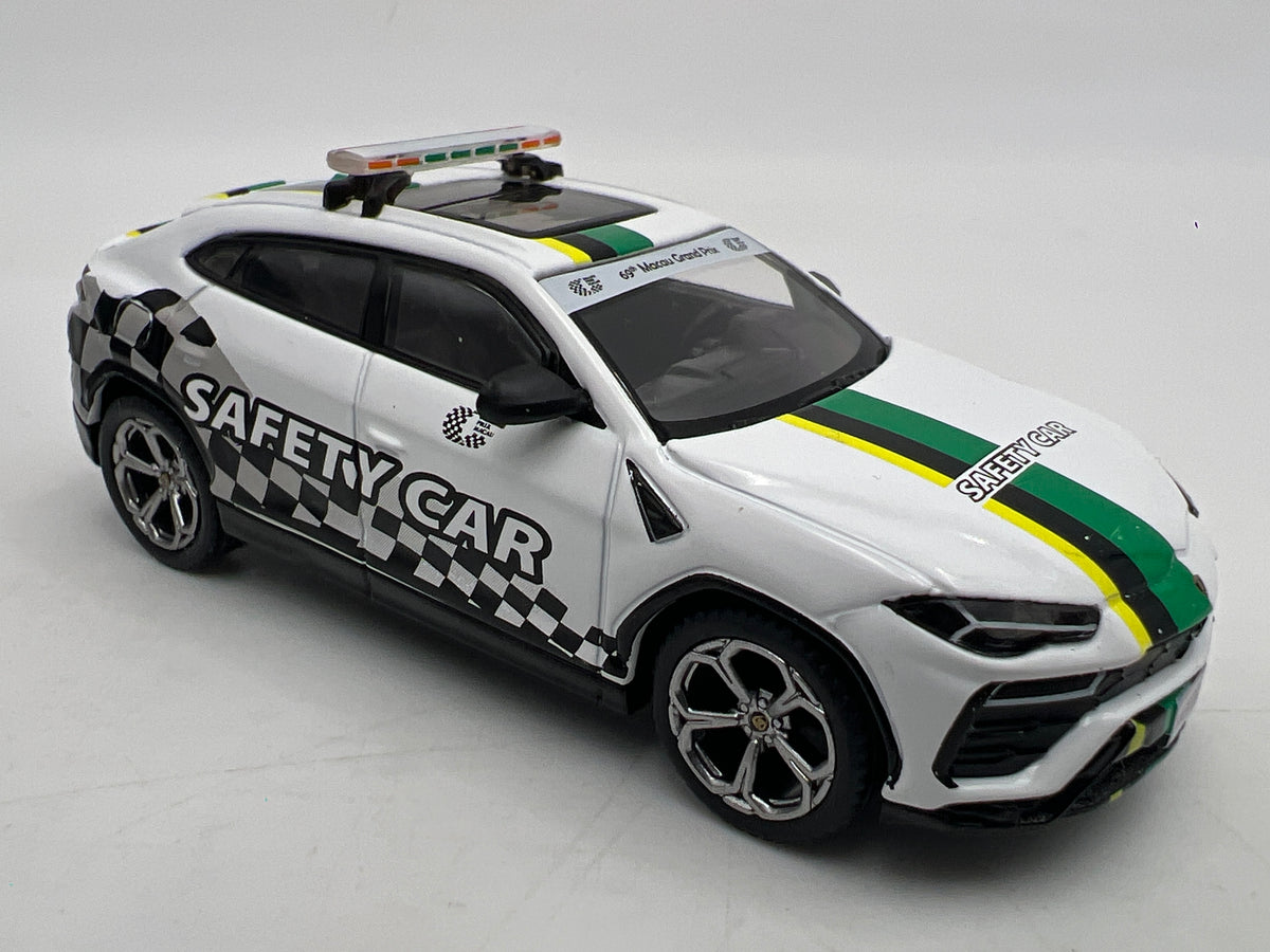Mini GT MiJo Exclusive #591 Lamborghini Urus 2022 Macau GP Official Safety Car White