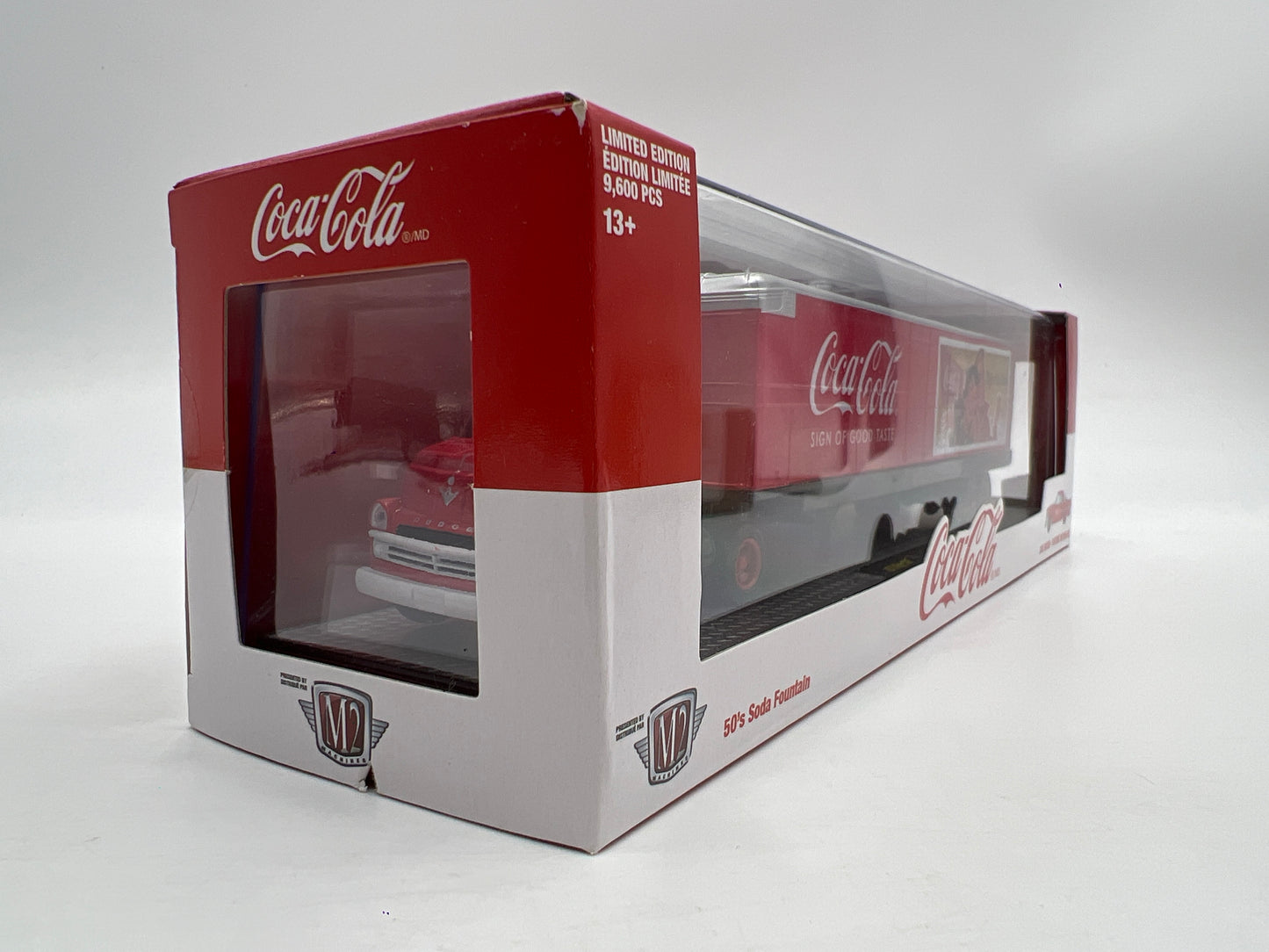 M2 Machines Auto Haulers Coca Cola 1957 Dodge COE & 1957 Chrysler 300C 50S01