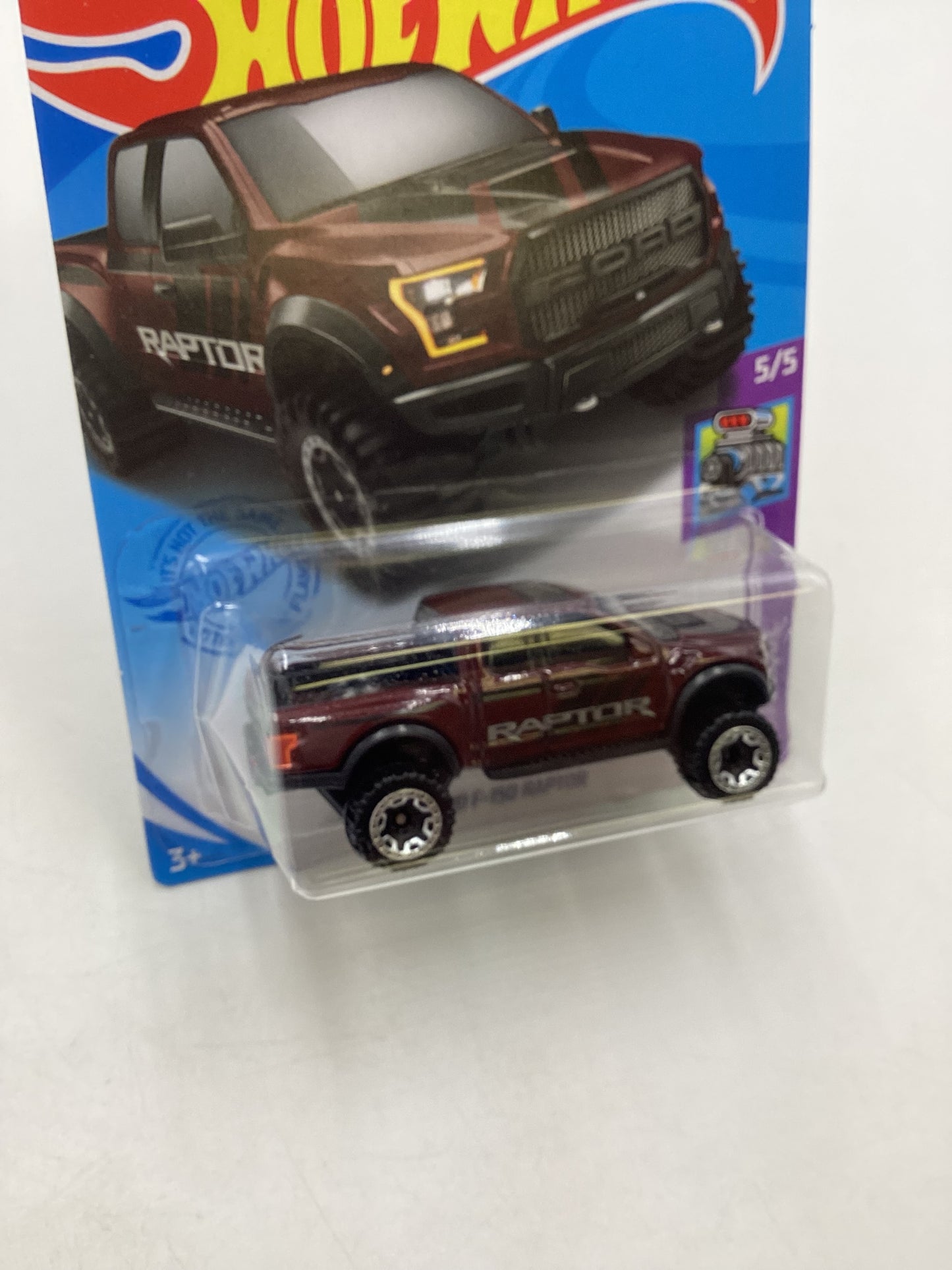 2021 Hot Wheels #167 17 Ford F-150 Raptor Brown 35D