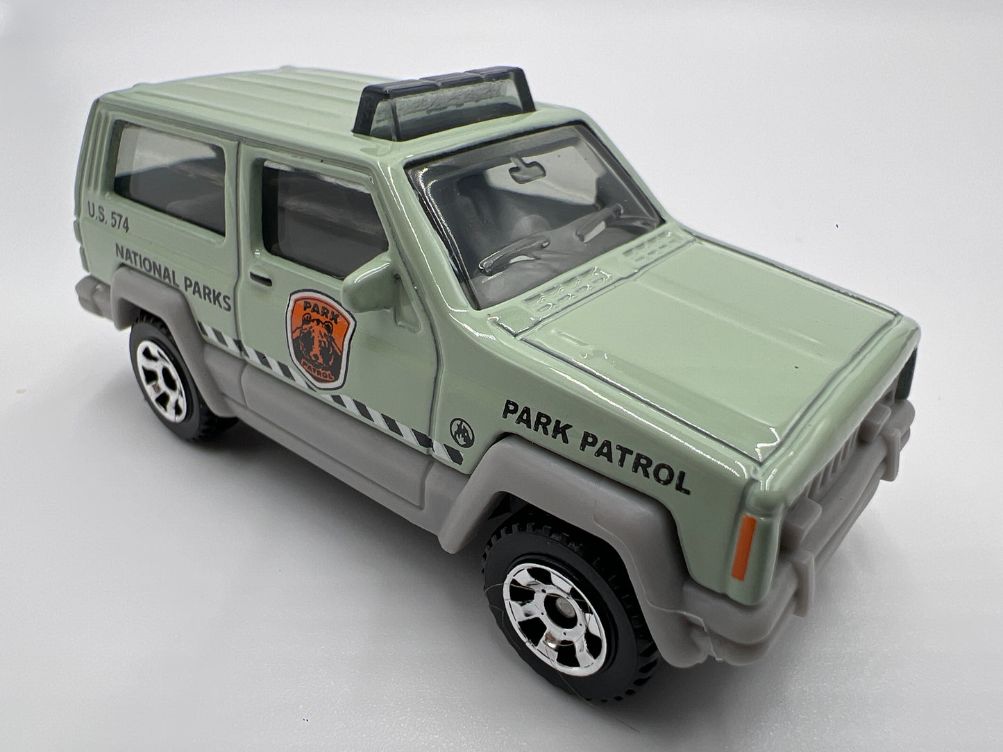 Matchbox National Parks Jeep Cherokee Green Loose