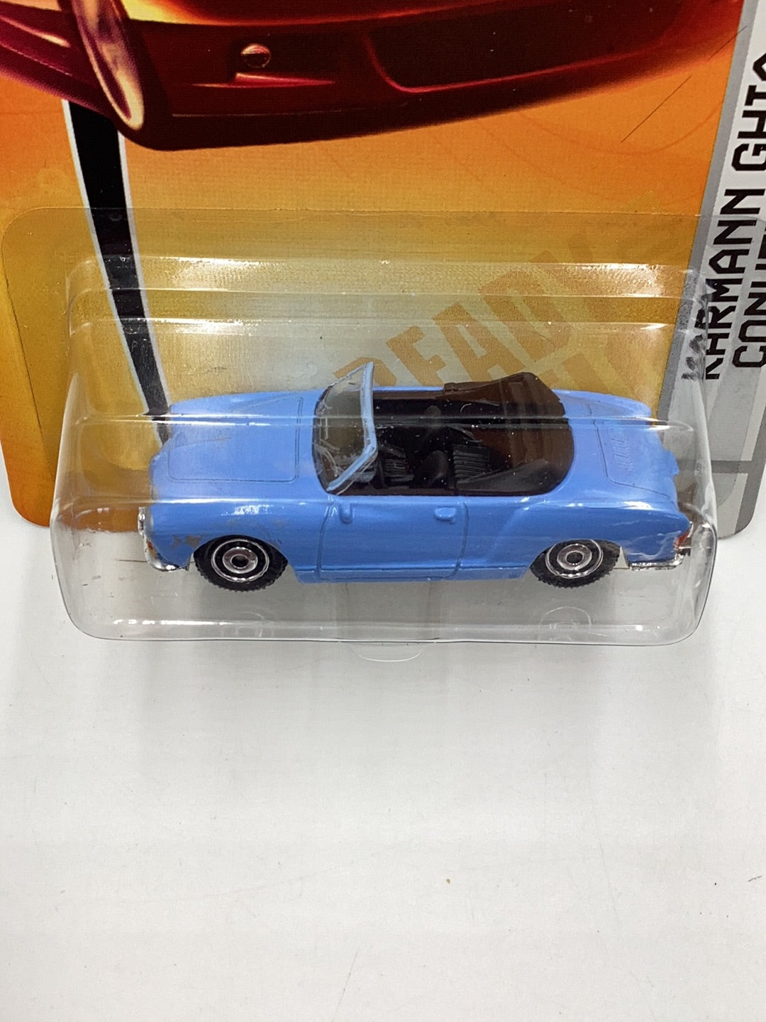 Matchbox 2009 #4 Karmann Ghia Convertible Lt Blue 96i