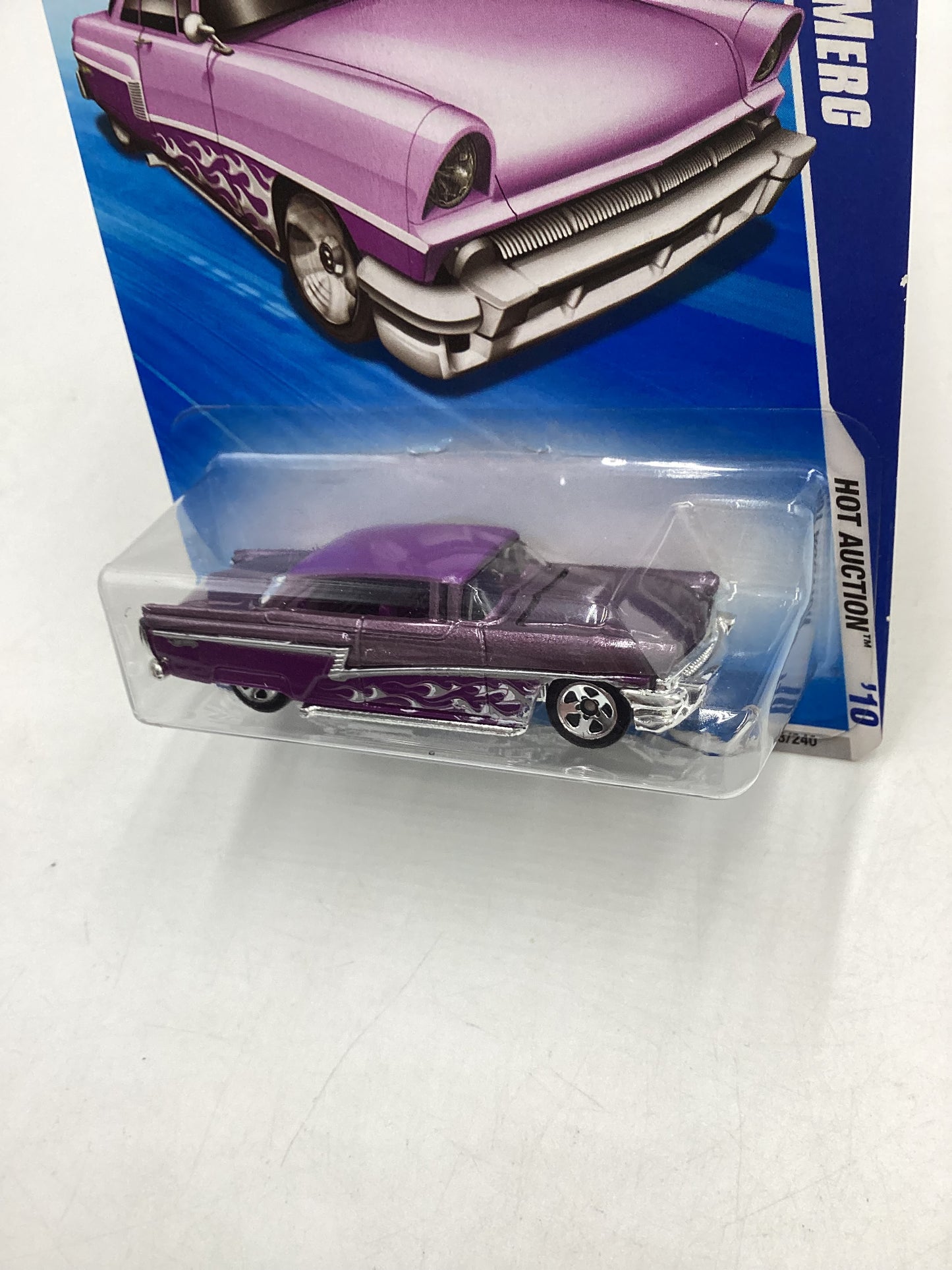 2010 Hot Wheels #163 Purple 56 Merc 50C