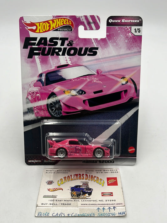 Hot Wheels Fast and Furious Quick Shifters Honda S2000 1/5