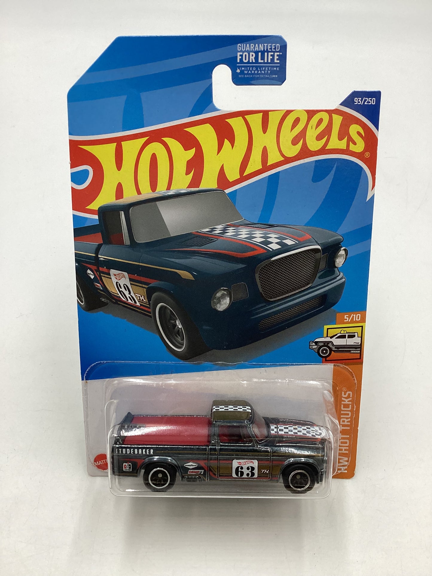 2022 Hot Wheels Super Treasure Hunt #093 63 Studebaker Champ W/ Protector