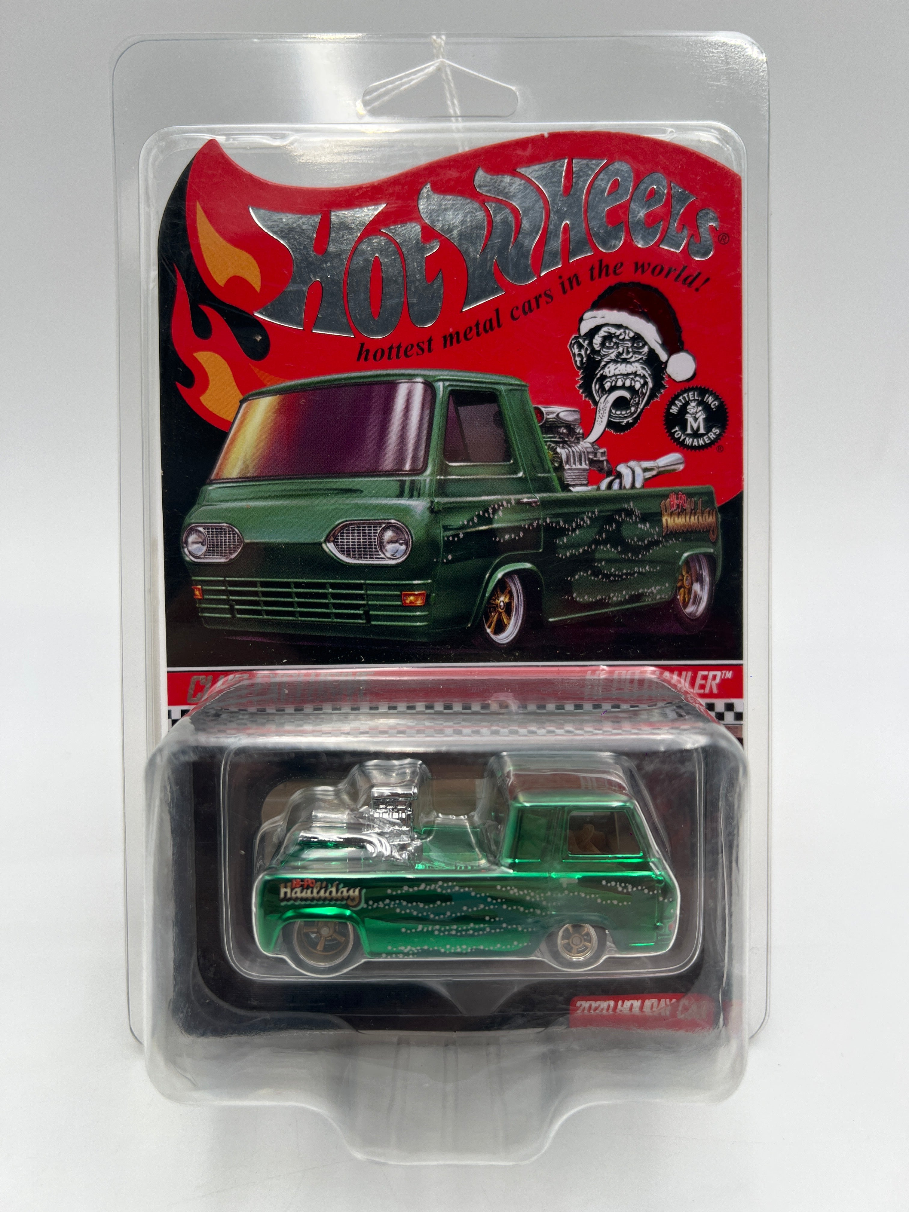 2020 Hot Wheels RLC Holiday Car Hi-Po Hauler Green Gas Monkey W